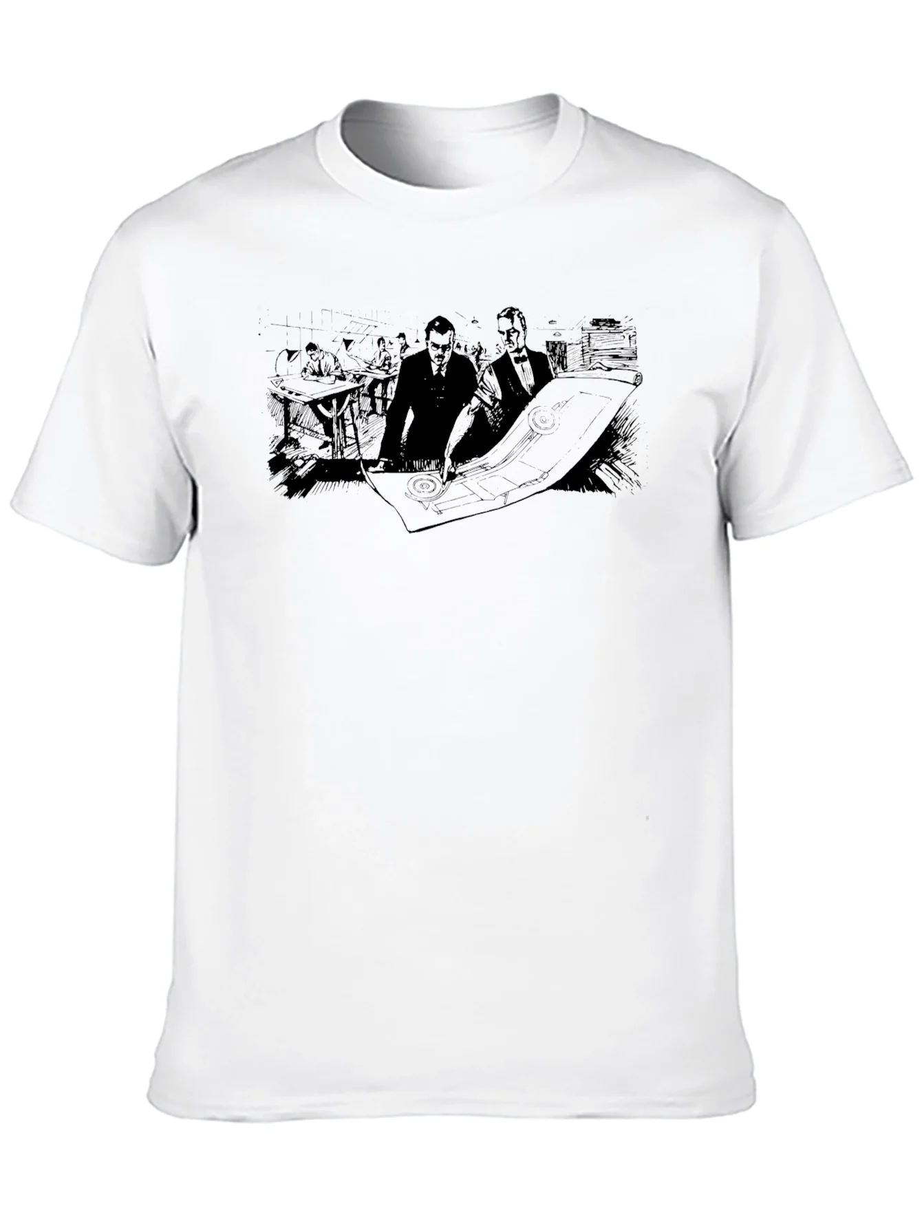 Blueprint Graphic Tee - Mens Black Short Sleeve
