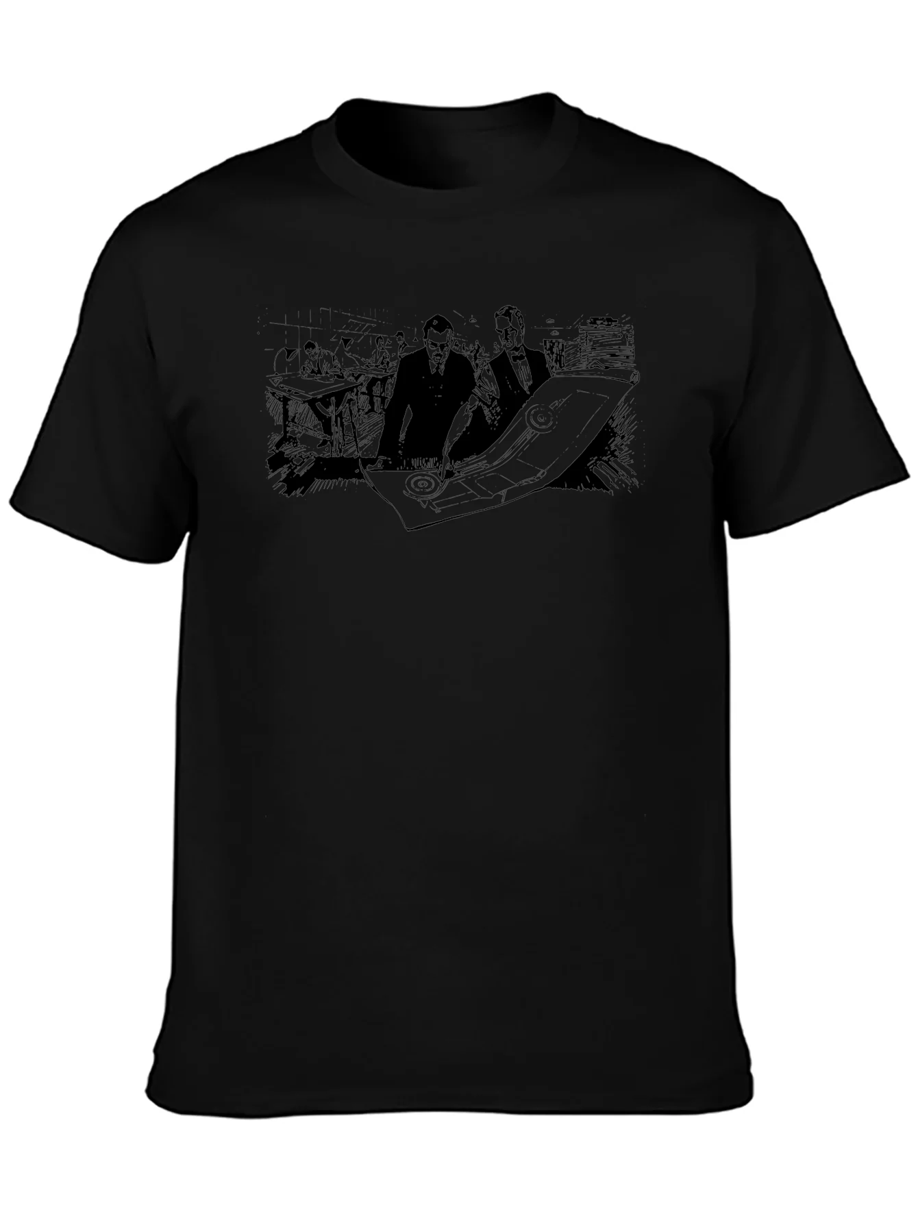 Blueprint Graphic Tee - Mens Black Short Sleeve