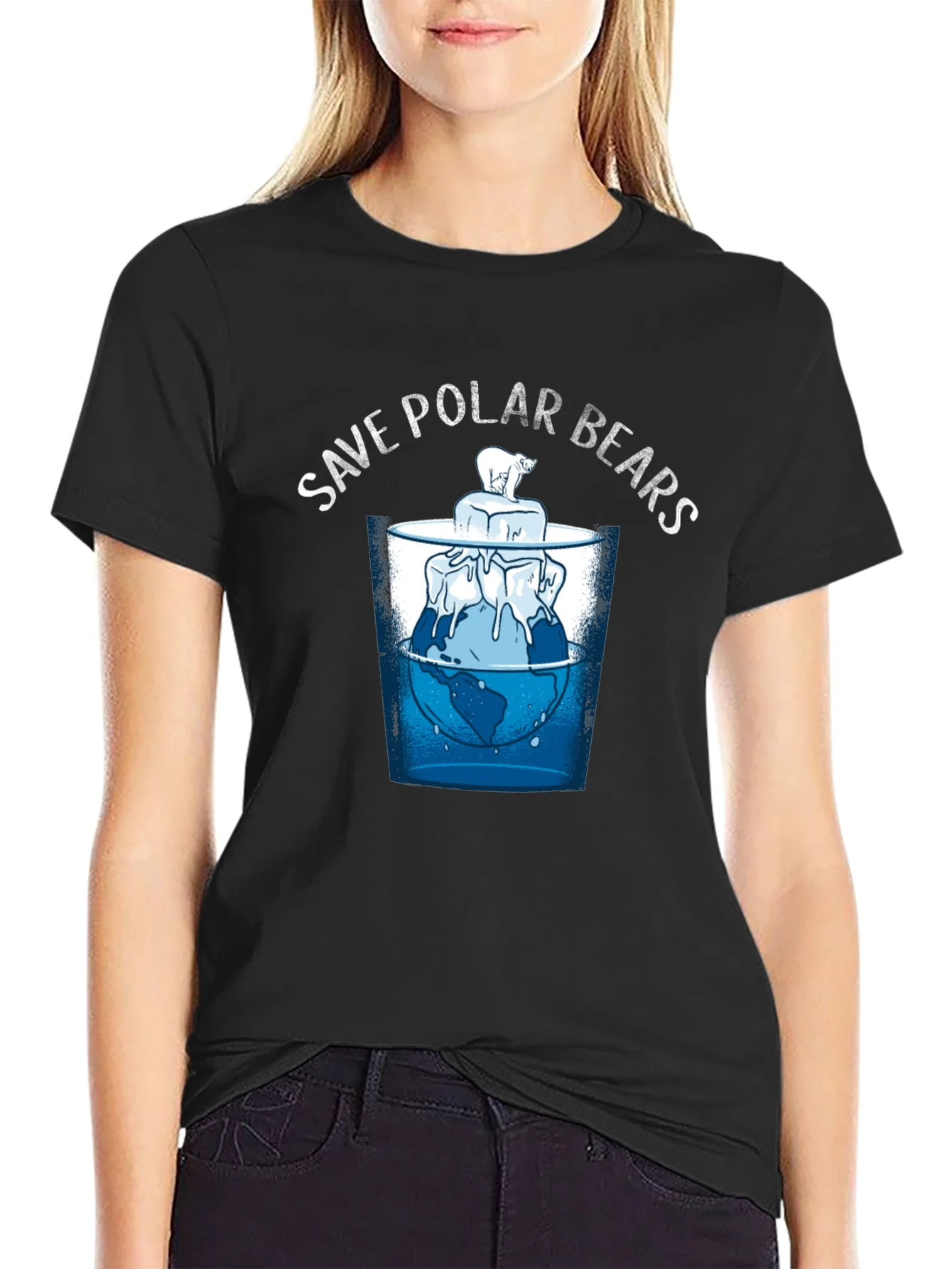 Save Polar Bears Graphic T-Shirt