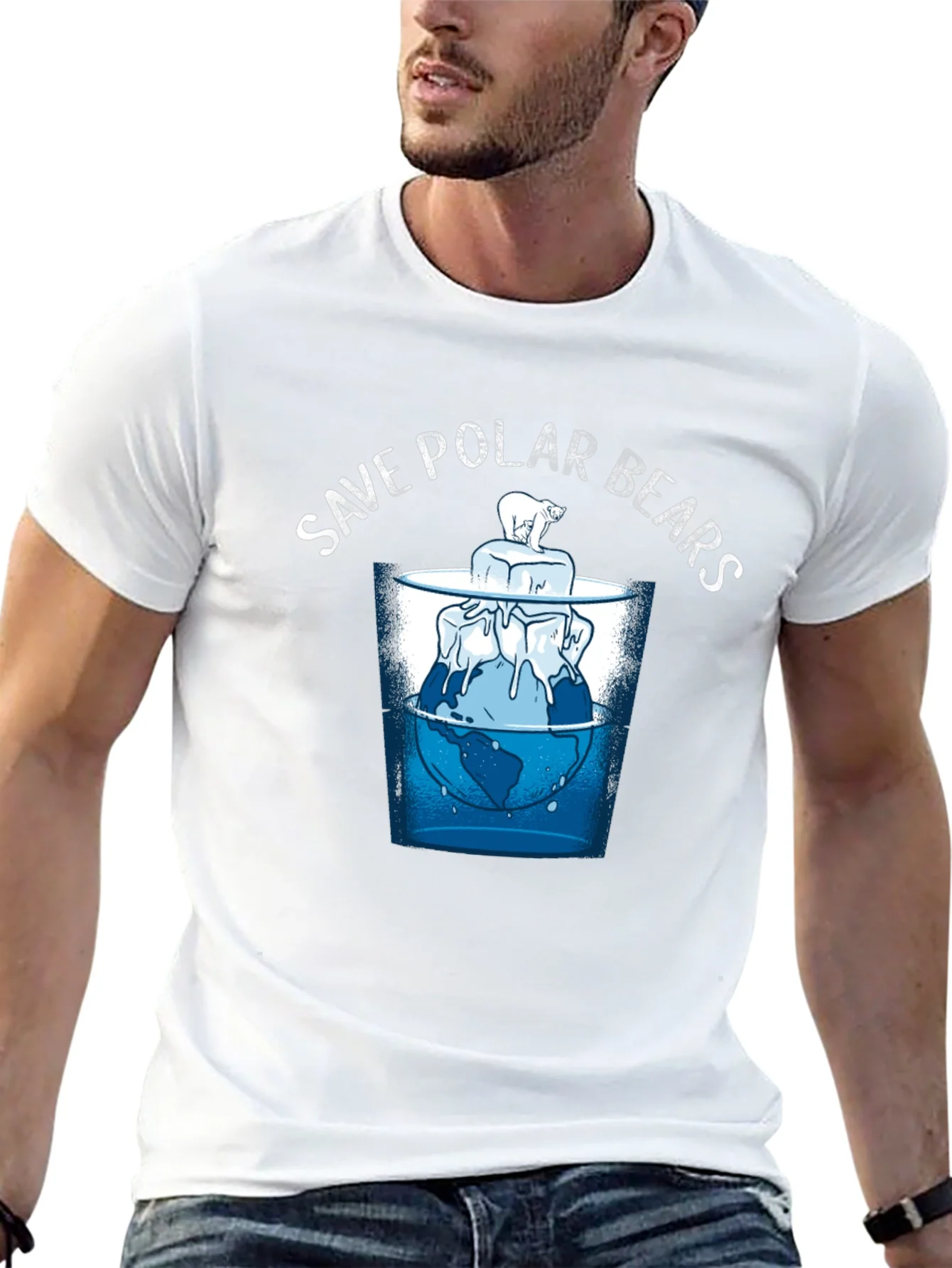 Save Polar Bears Graphic T-Shirt
