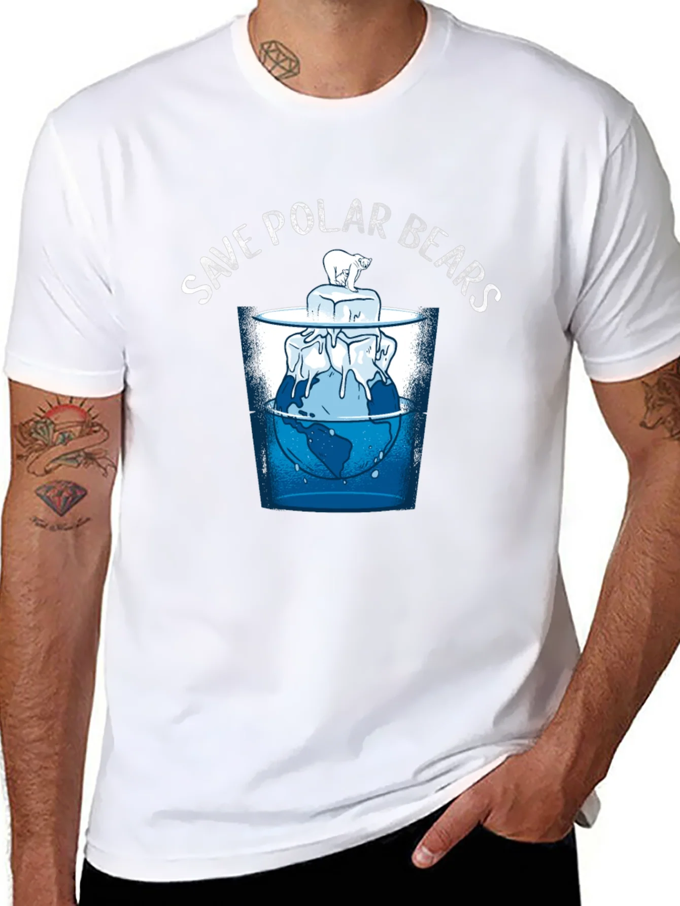 Save Polar Bears Graphic T-Shirt