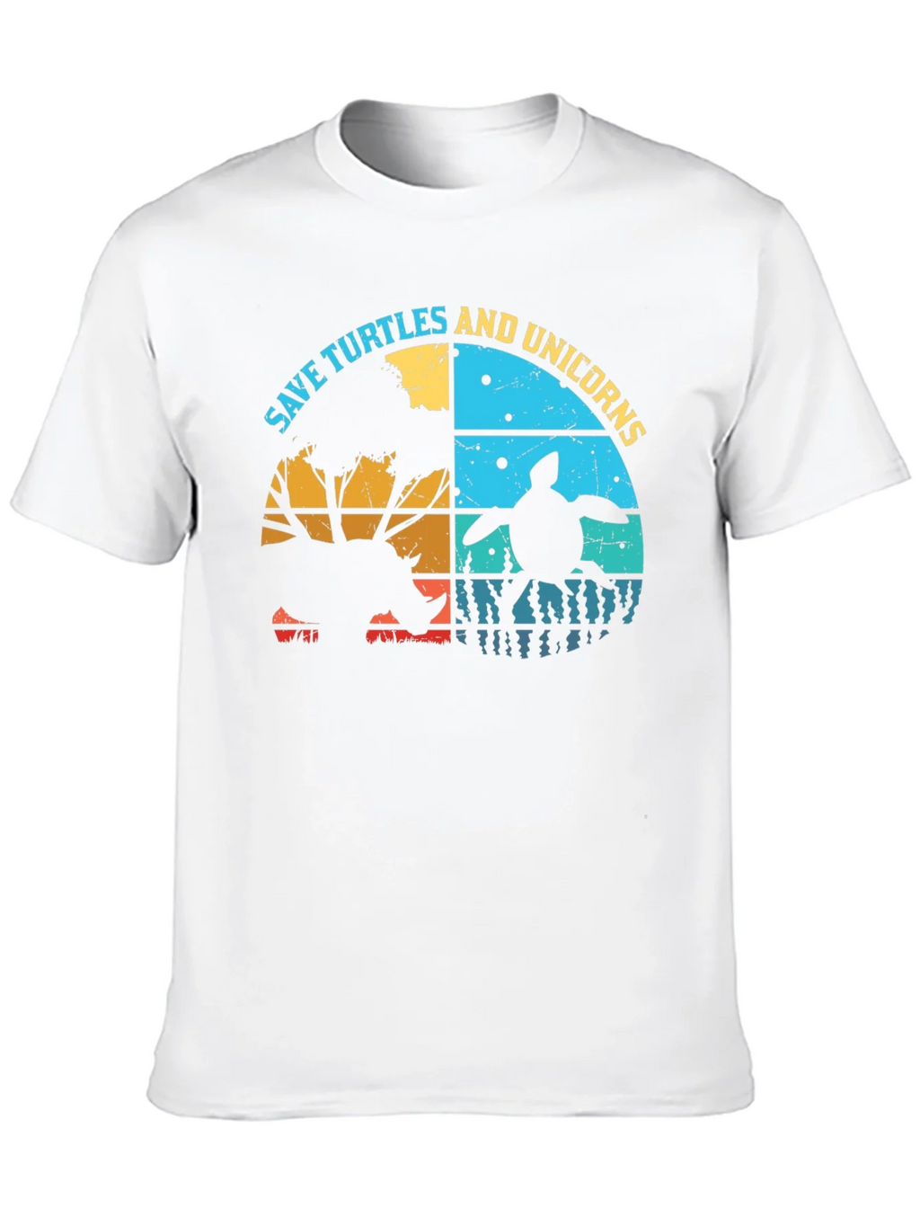 Save Turtles & Unicorns Graphic T-Shirt