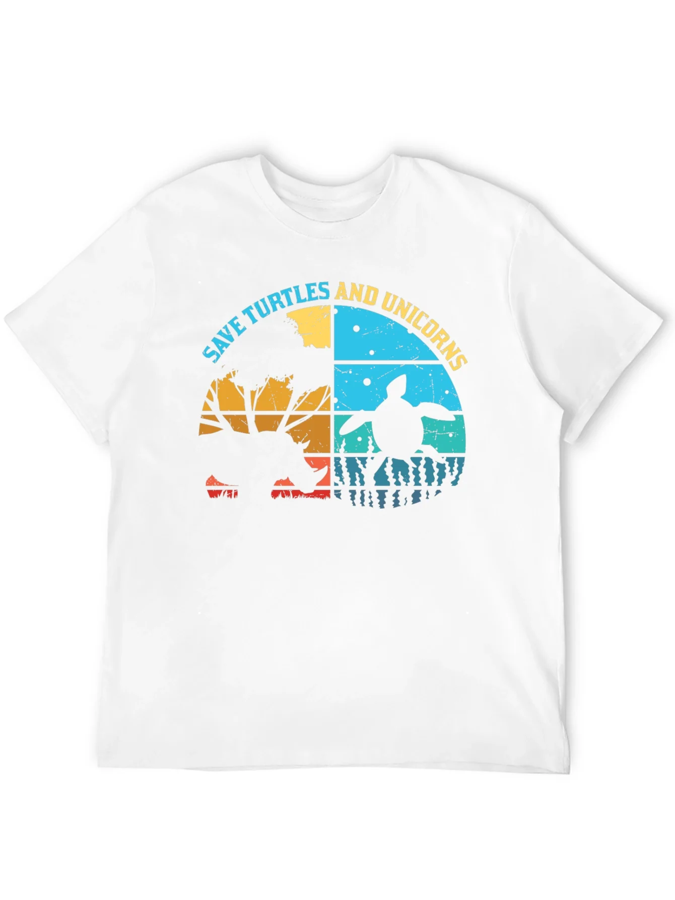 Save Turtles & Unicorns Graphic T-Shirt