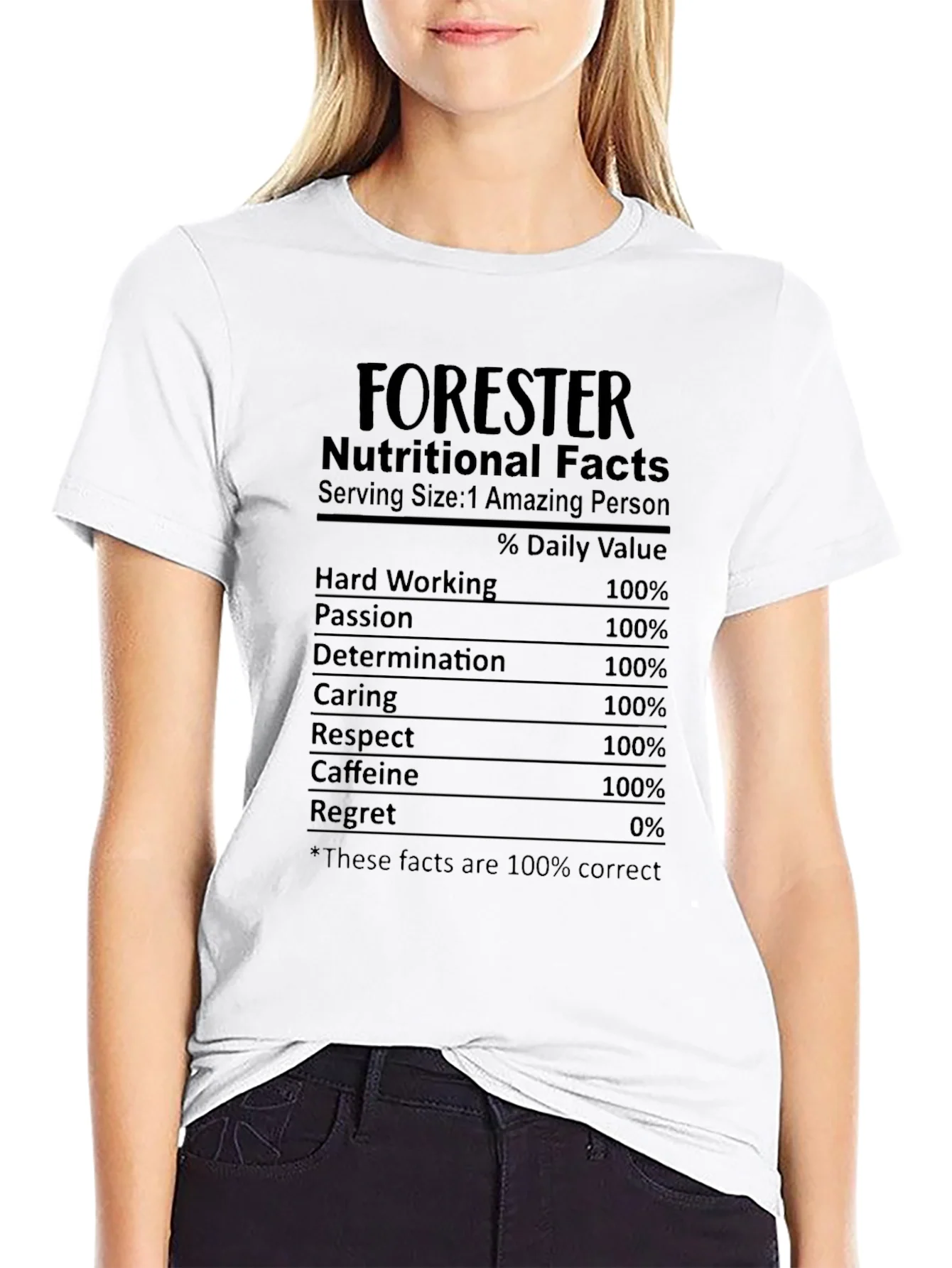 Forester Nutritional Facts T-Shirt