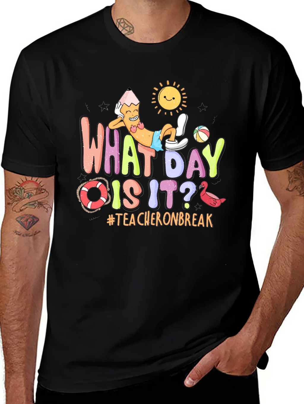 Teacher on Break Graphic T-Shirt