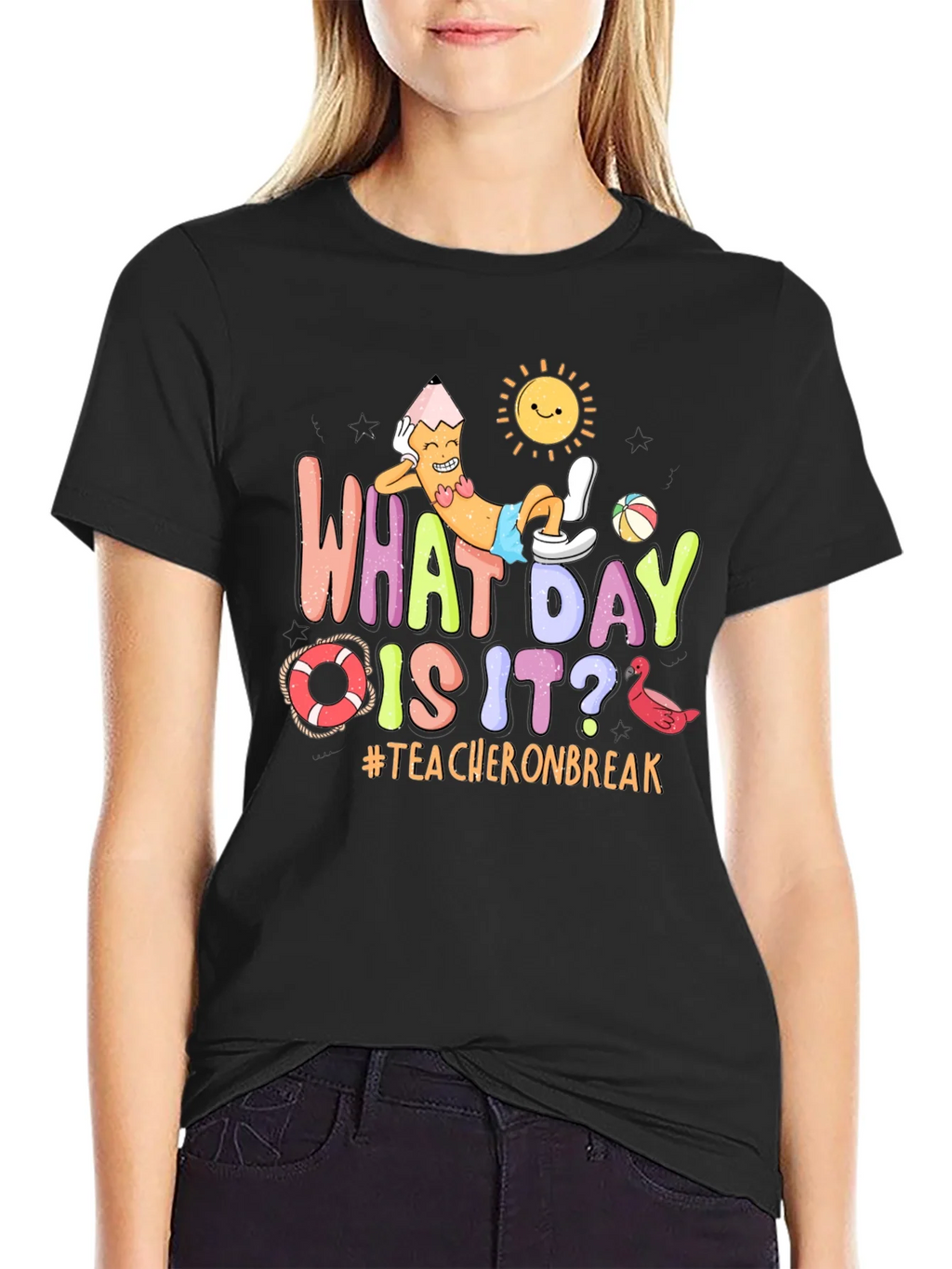 Teacher on Break Graphic T-Shirt