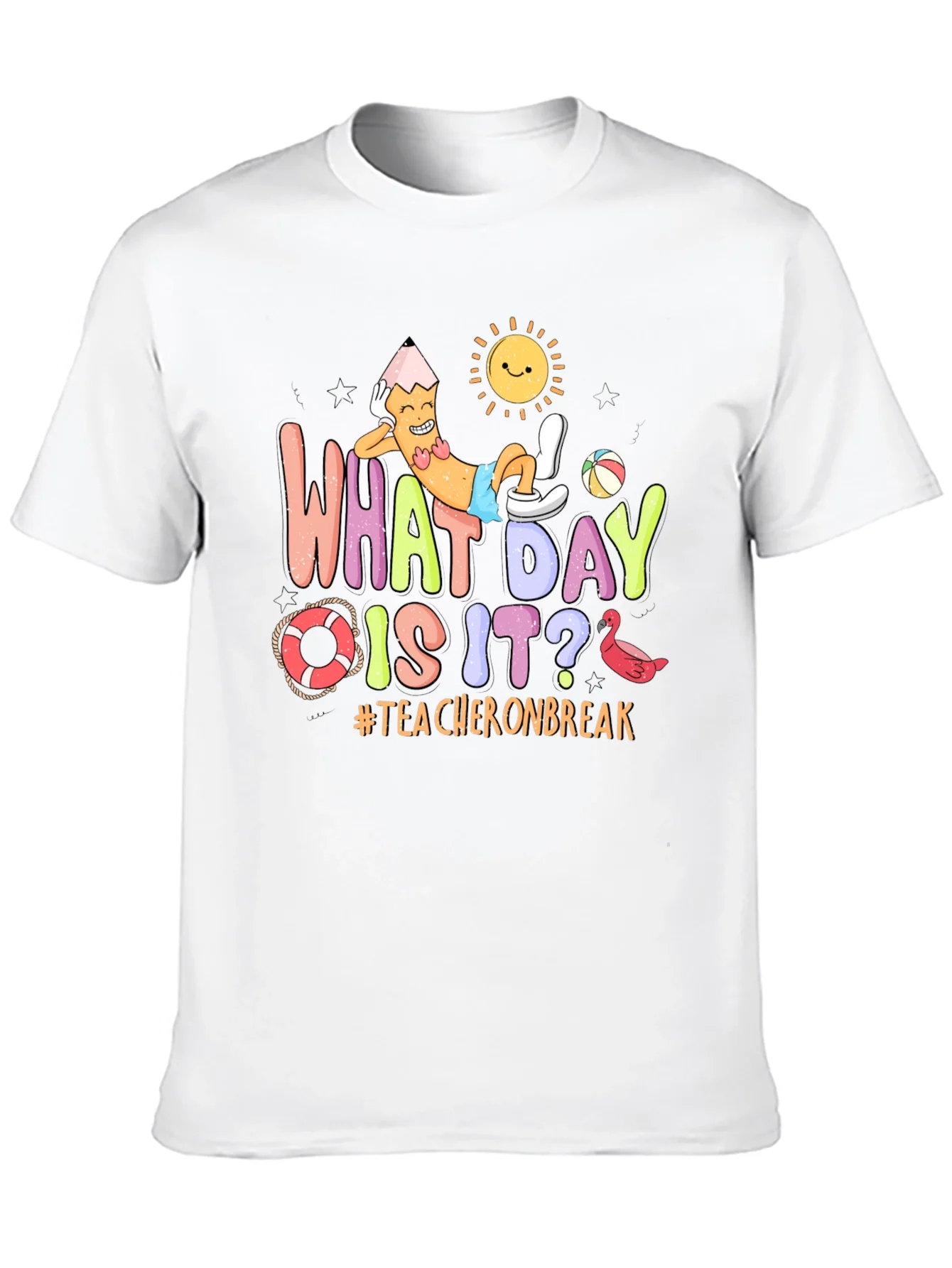 Teacher on Break Graphic T-Shirt