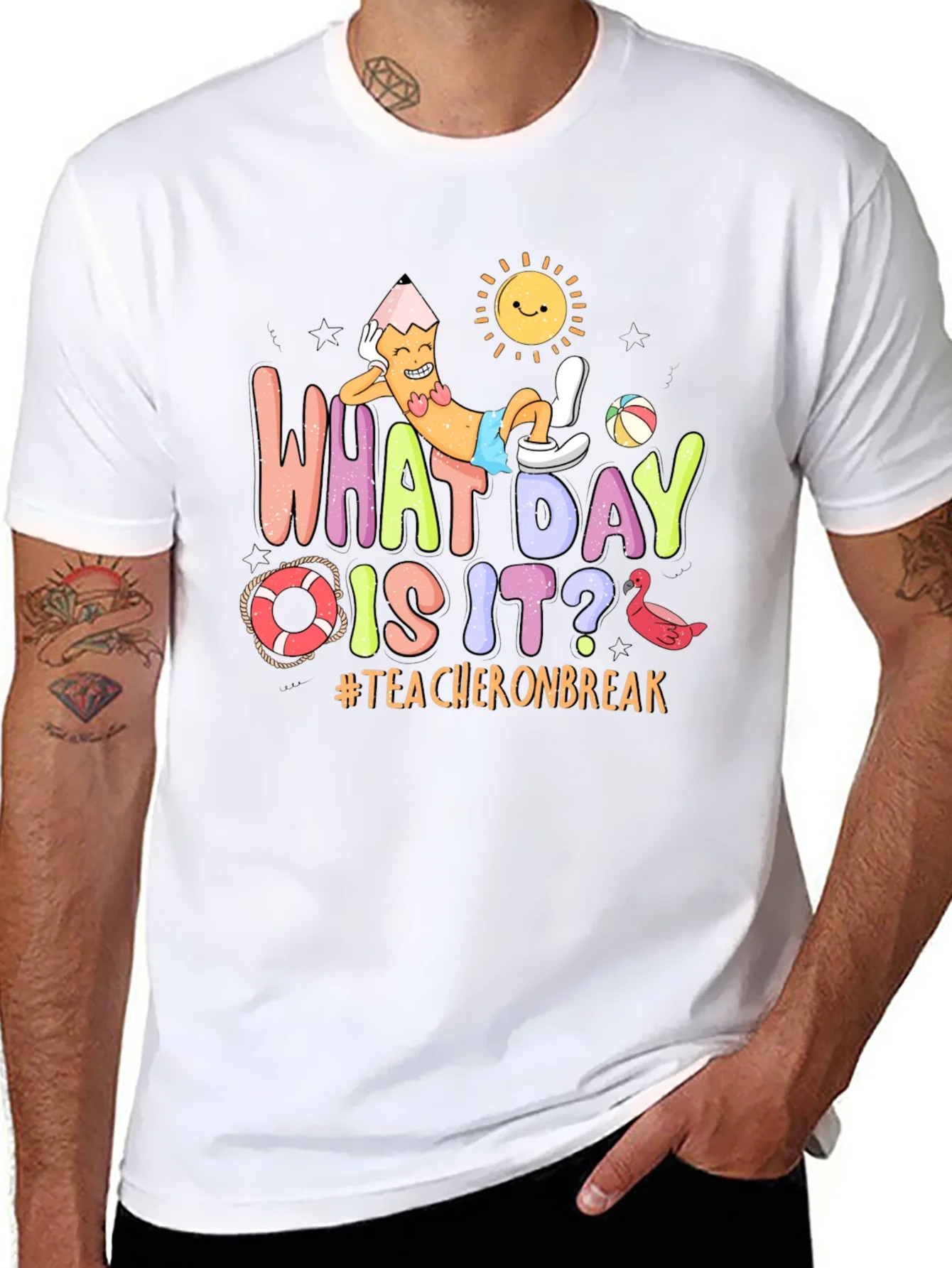 Teacher on Break Graphic T-Shirt