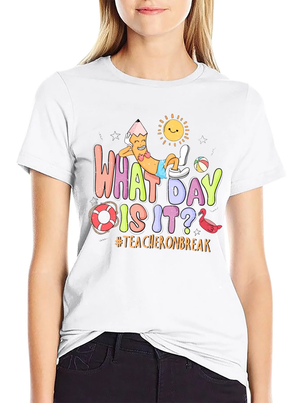 Teacher on Break Graphic T-Shirt