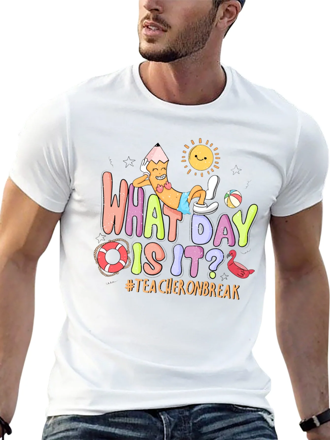 Teacher on Break Graphic T-Shirt