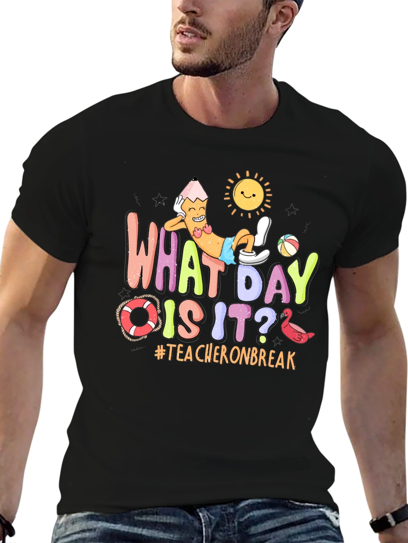 Teacher on Break Graphic T-Shirt