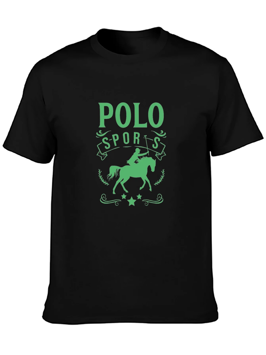 Polo Sports Graphic Tee - Equestrian Style
