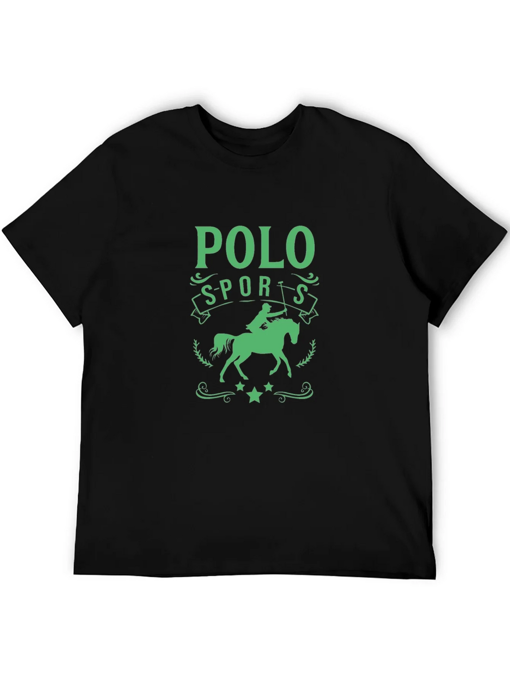 Polo Sports Graphic Tee - Equestrian Style