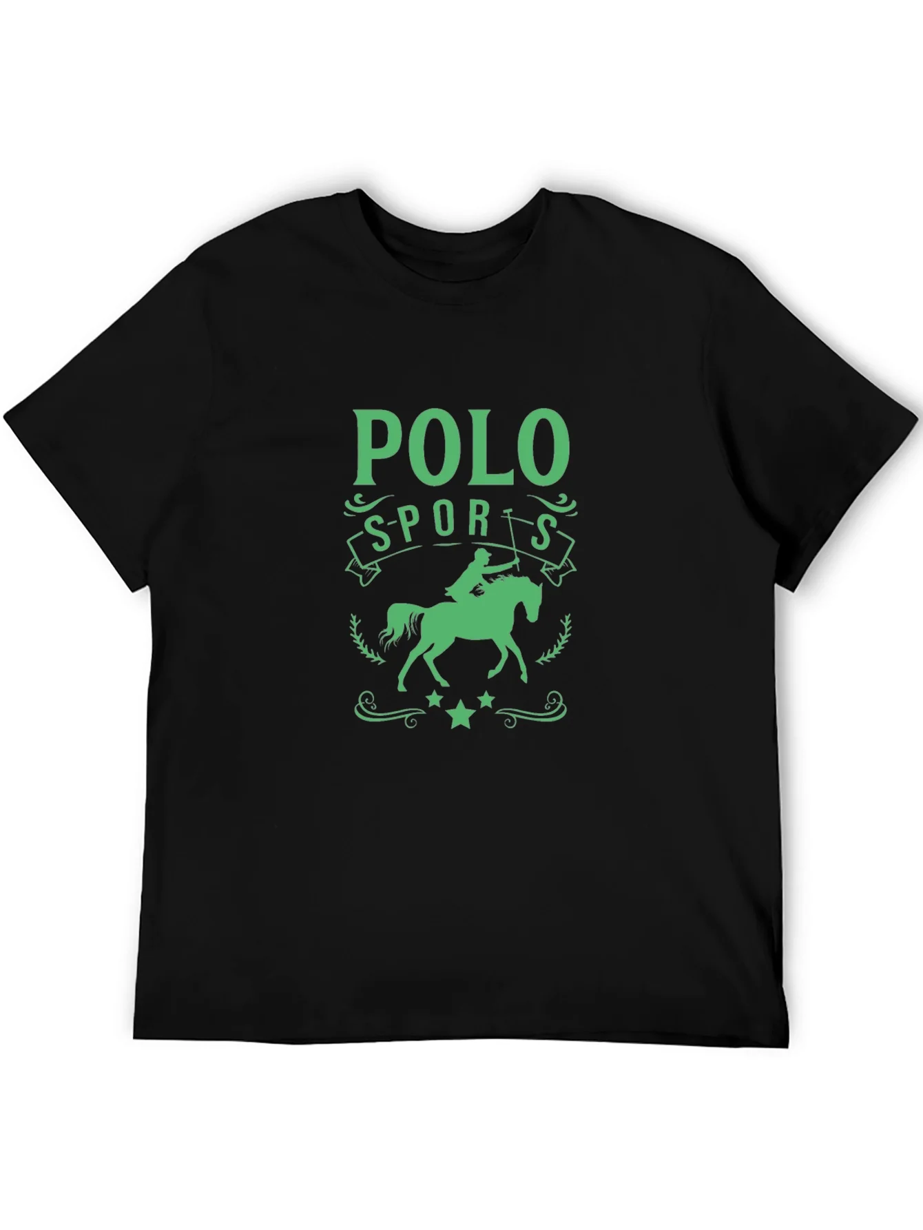Polo Sports Graphic Tee - Equestrian Style