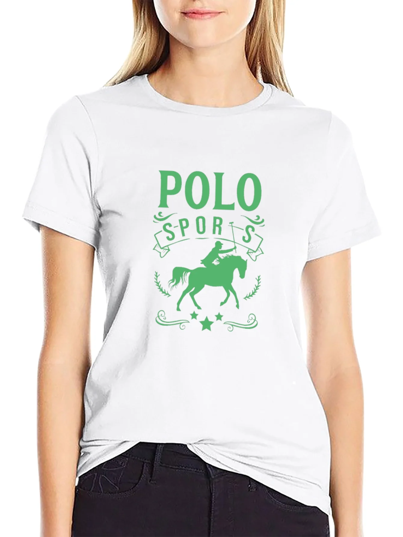 Polo Sports Graphic Tee - Equestrian Style