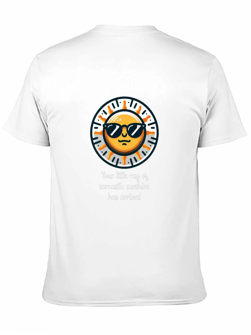 Sarcastic Sunshine Graphic Tee - Black