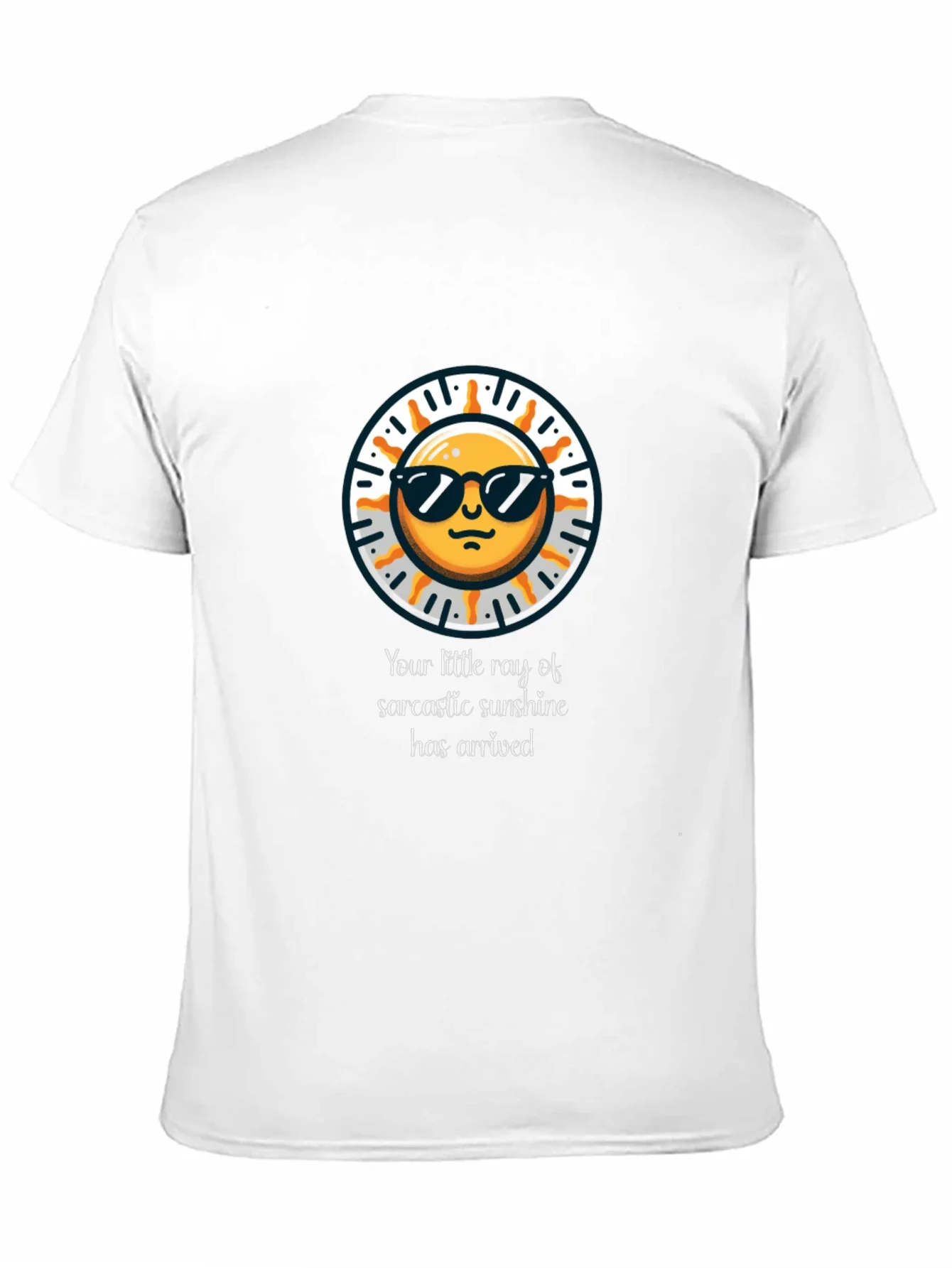 Sarcastic Sunshine Graphic Tee - Black
