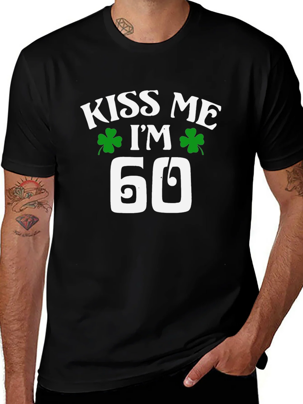 Kiss Me Im 60 St. Patricks Day T-Shirt