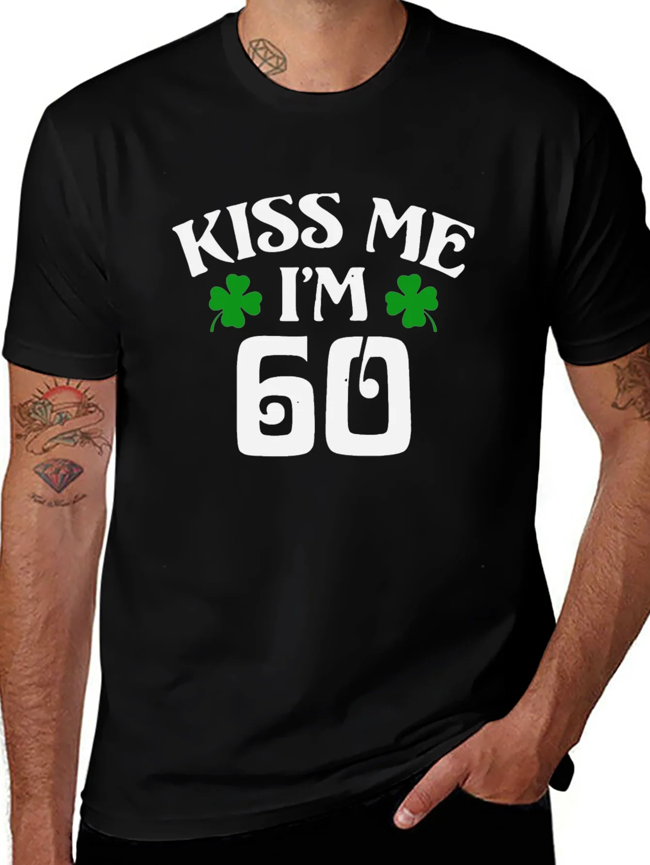 Kiss Me Im 60 St. Patricks Day T-Shirt