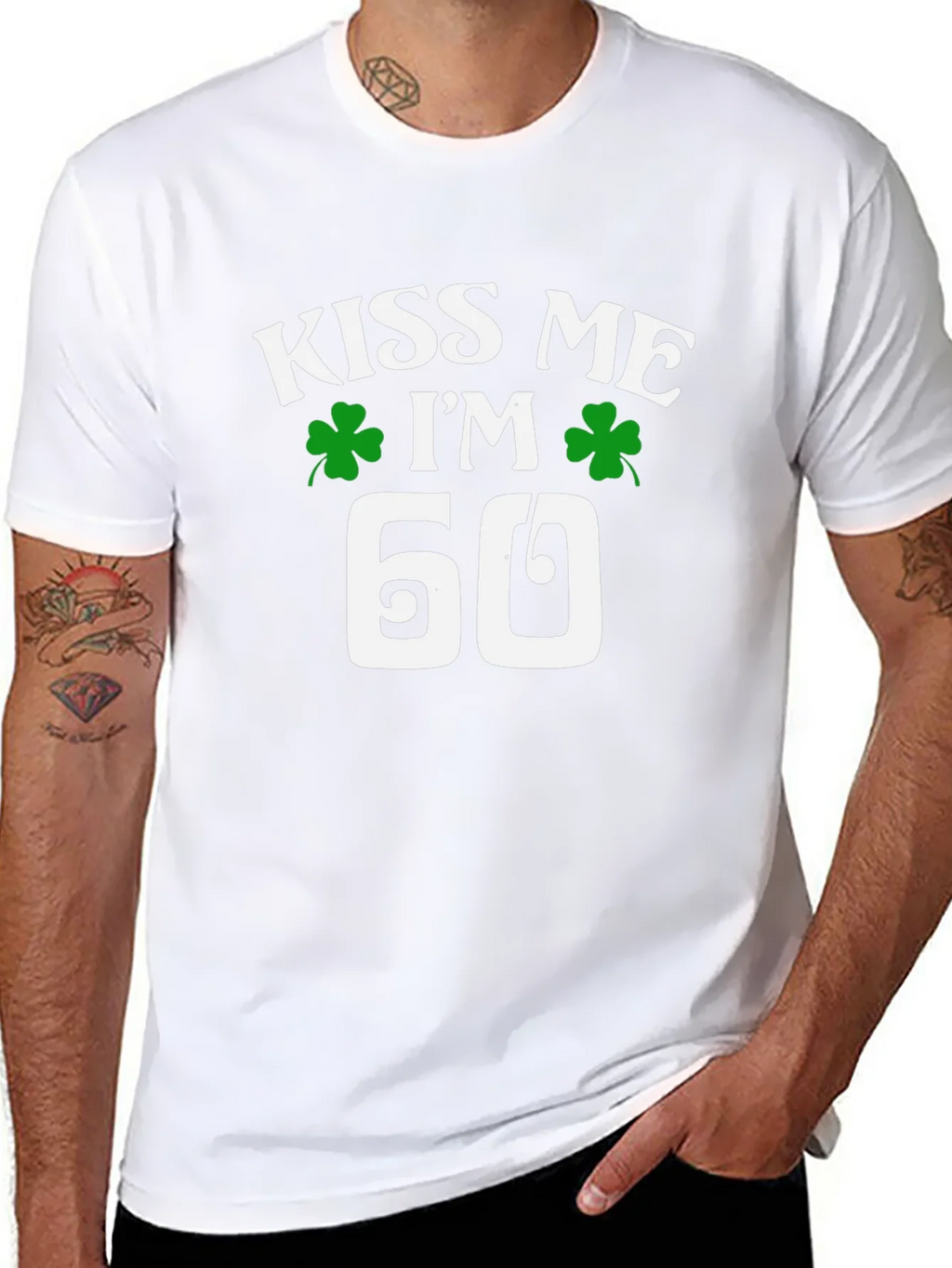 Kiss Me Im 60 St. Patricks Day T-Shirt
