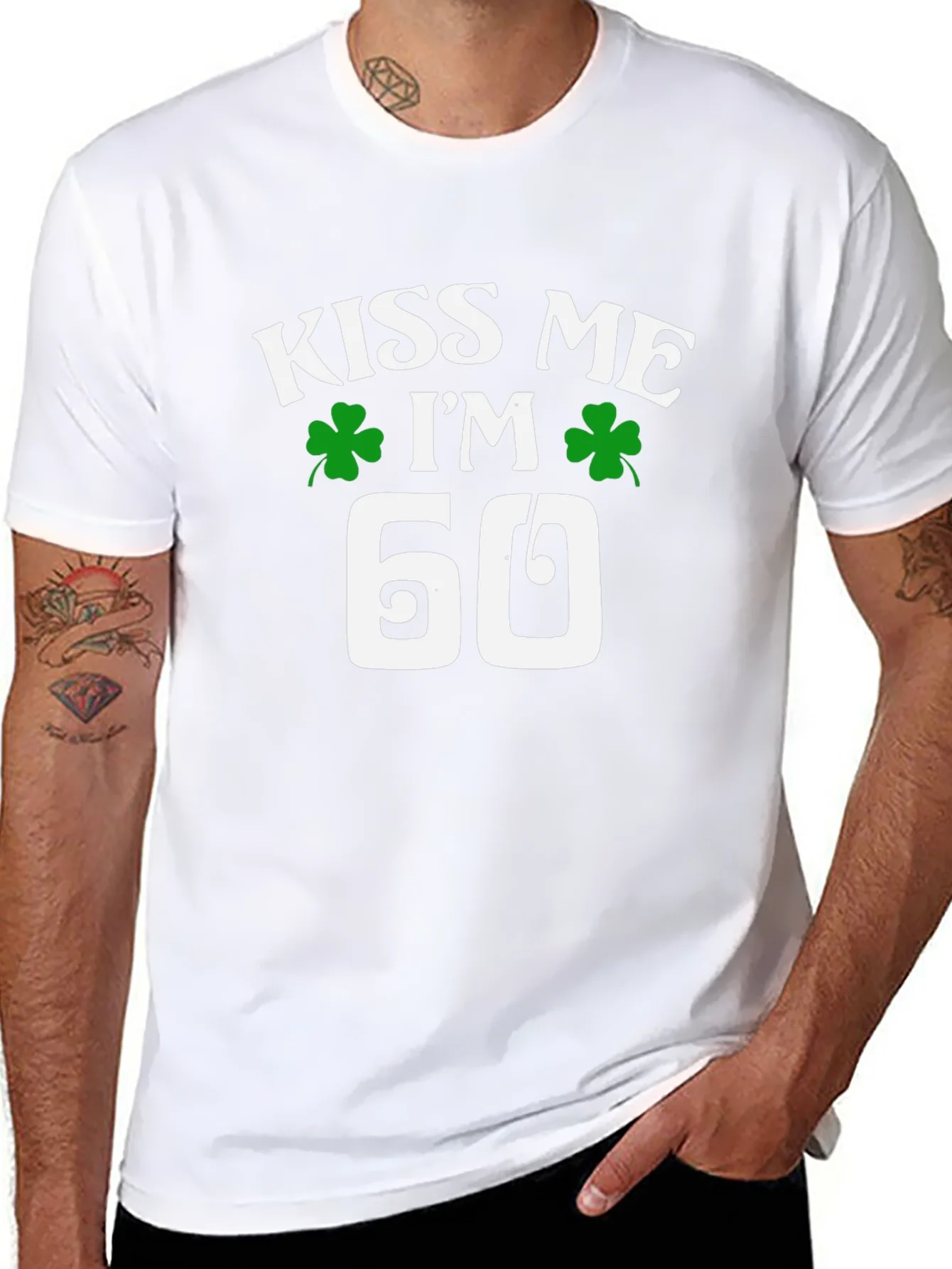 Kiss Me Im 60 St. Patricks Day T-Shirt