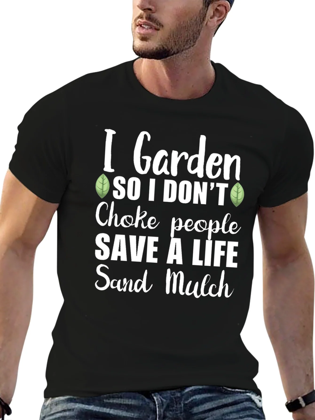 I Garden So I Dont Choke People Graphic Tee