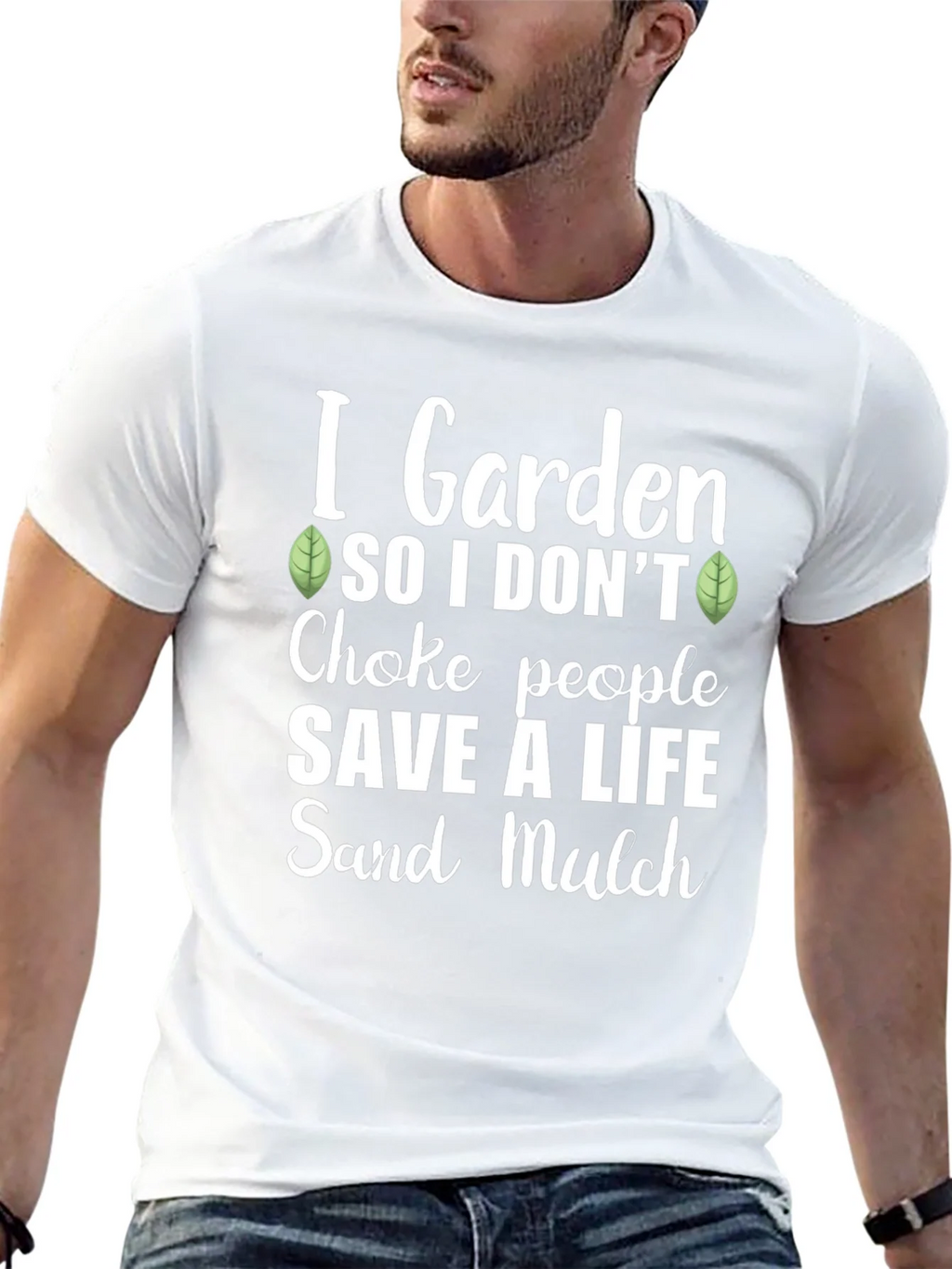 I Garden So I Dont Choke People Graphic Tee