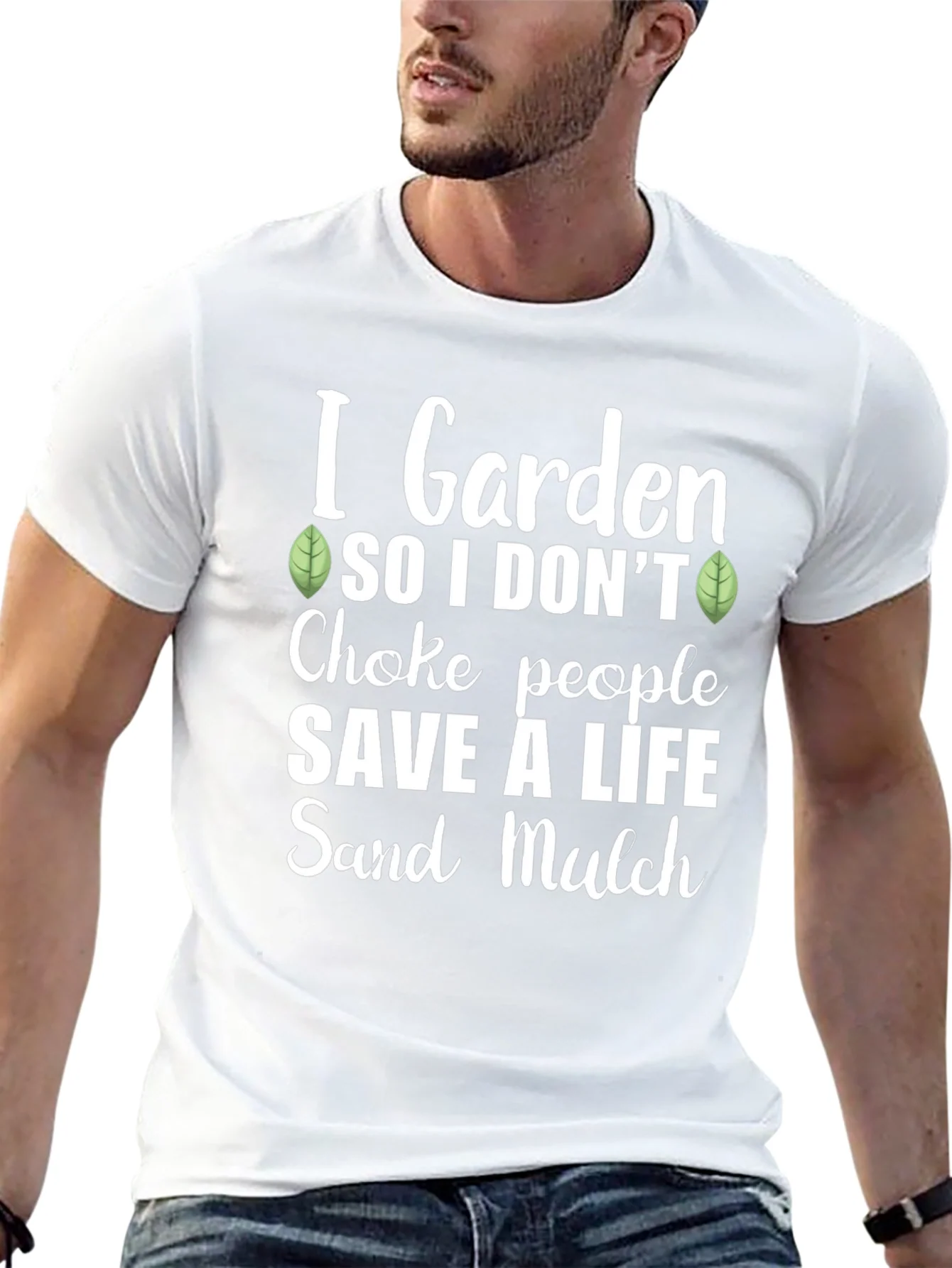 I Garden So I Dont Choke People Graphic Tee