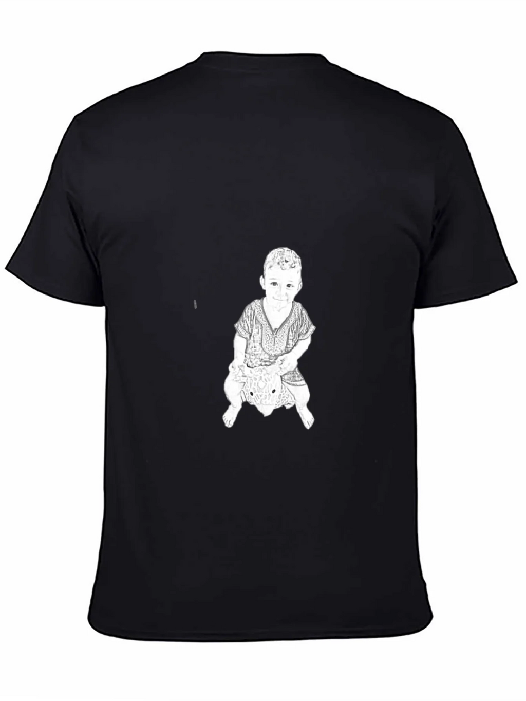 Graphic Print Tee - Child Riding Toy