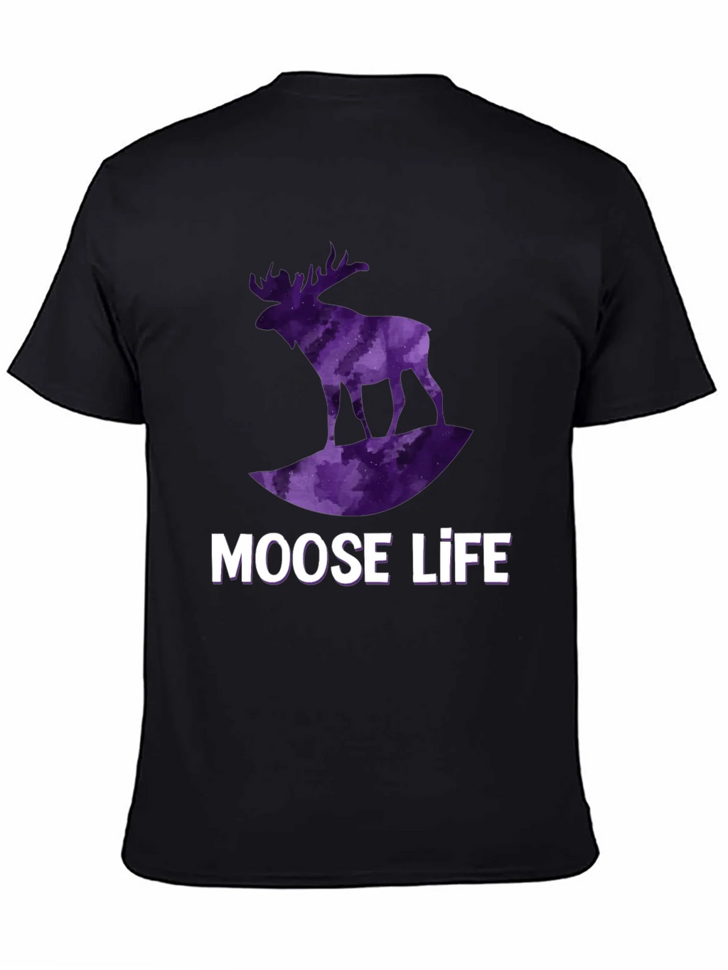 Moose Life Black T-Shirt