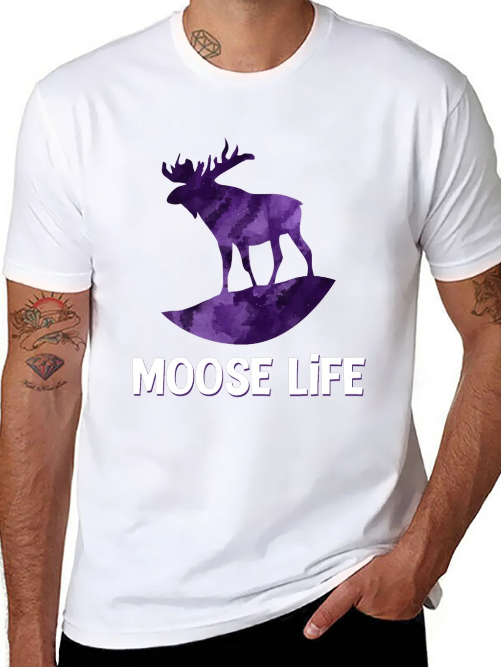 Moose Life Black T-Shirt