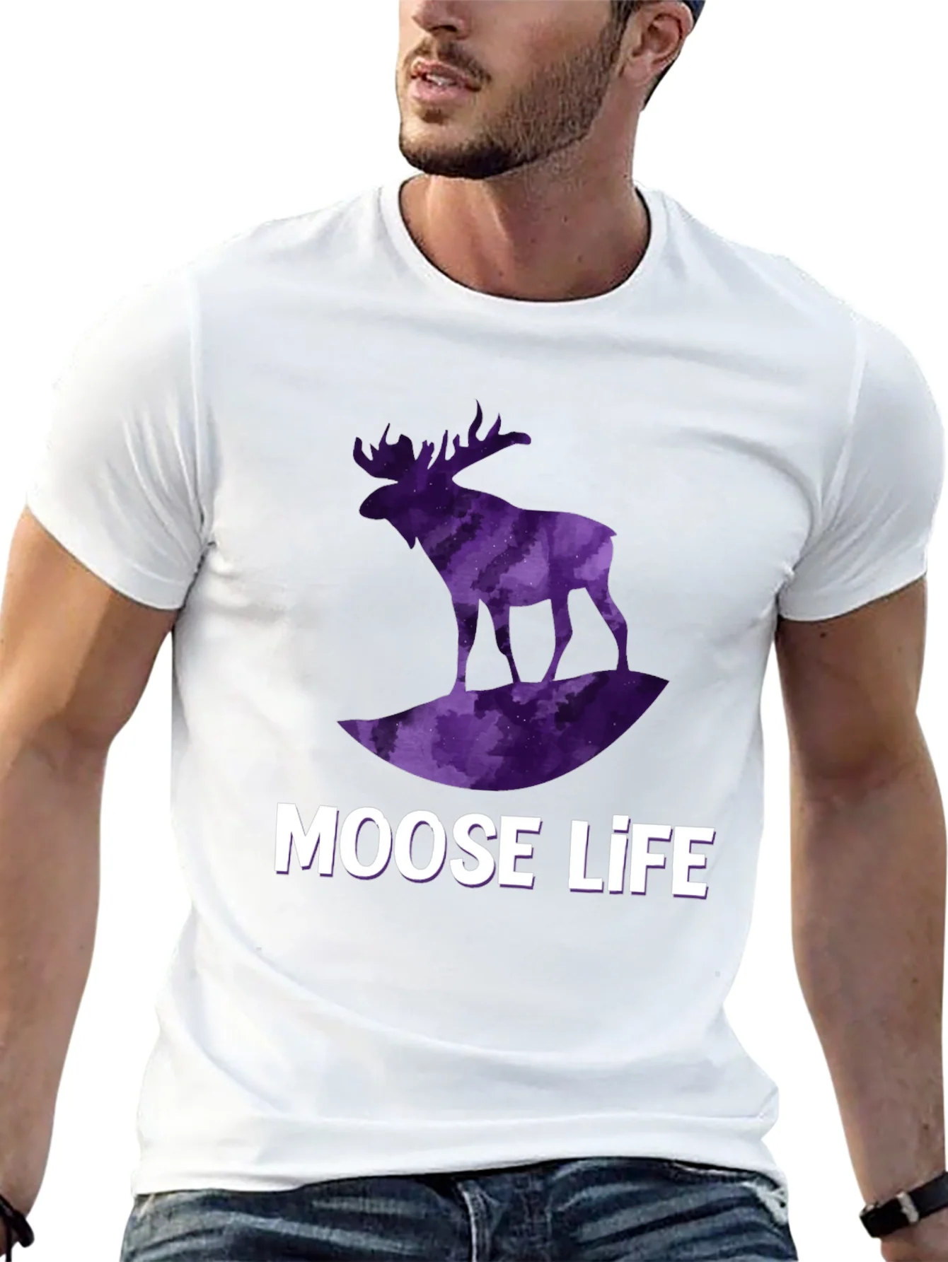 Moose Life Black T-Shirt