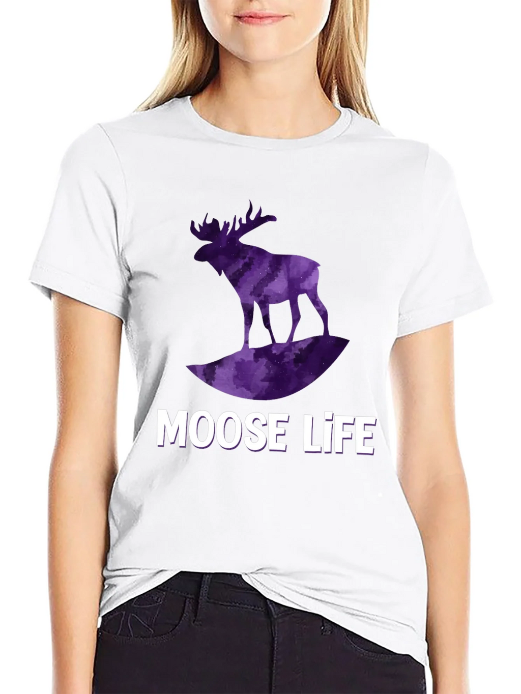Moose Life Black T-Shirt