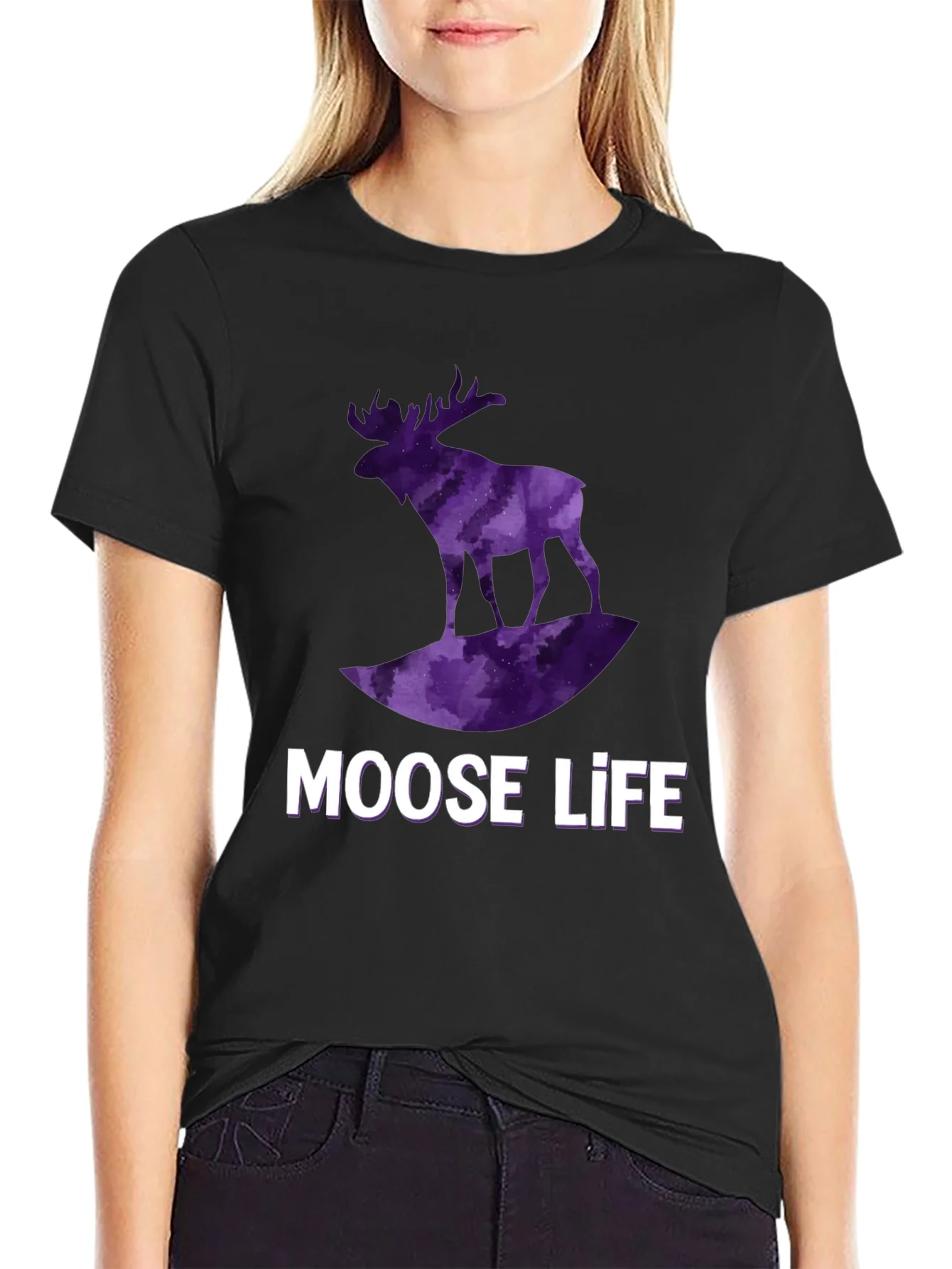 Moose Life Black T-Shirt
