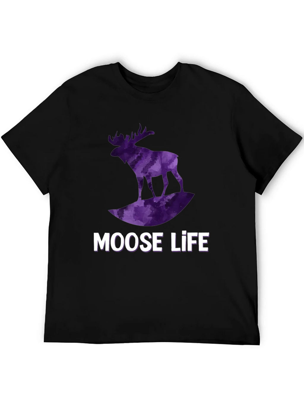 Moose Life Black T-Shirt