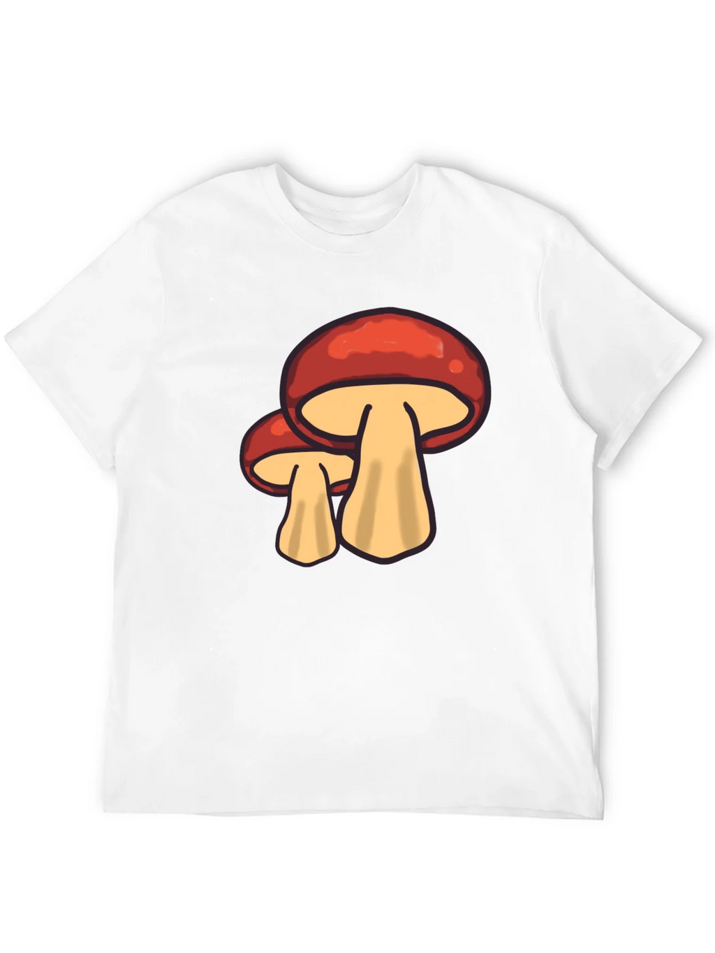 Mushroom Graphic T-Shirt - Fun Casual Tee