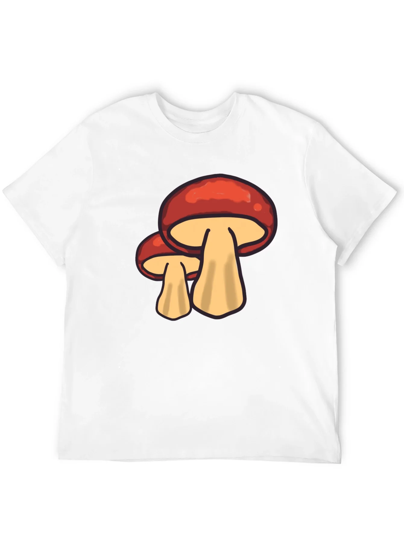 Mushroom Graphic T-Shirt - Fun Casual Tee