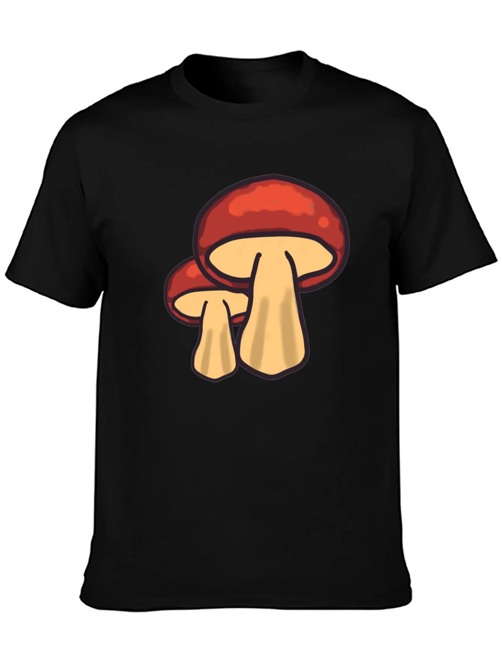 Mushroom Graphic T-Shirt - Fun Casual Tee