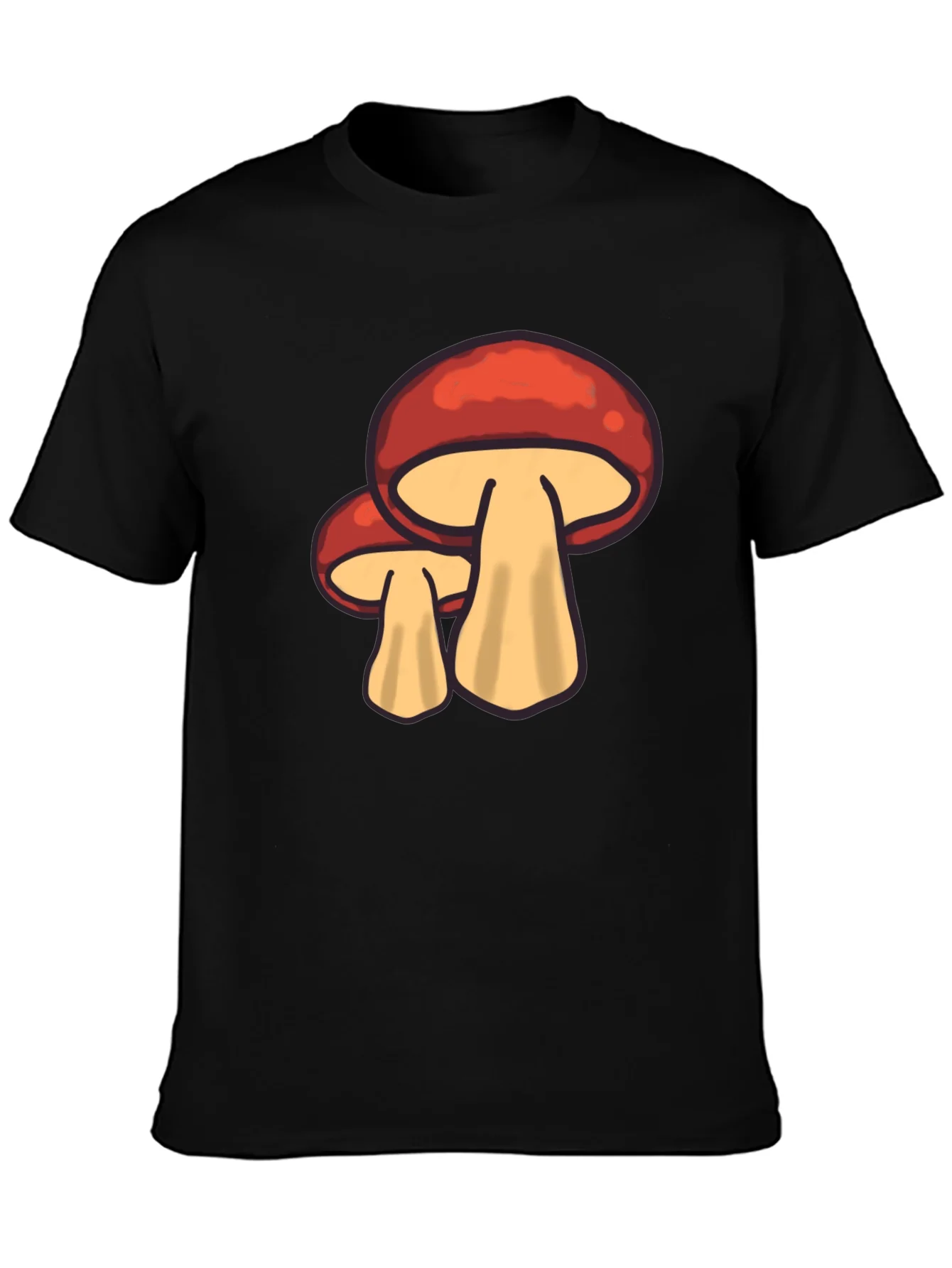 Mushroom Graphic T-Shirt - Fun Casual Tee