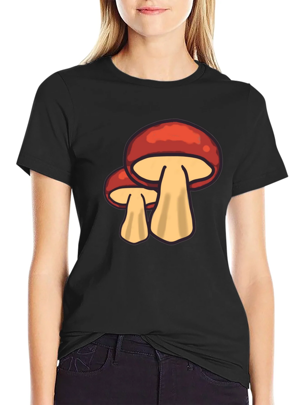 Mushroom Graphic T-Shirt - Fun Casual Tee