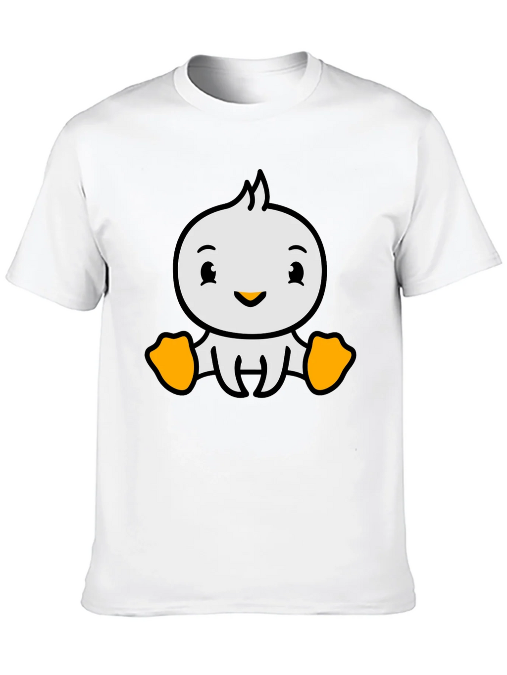Cute Cartoon Duckling Graphic T-Shirt