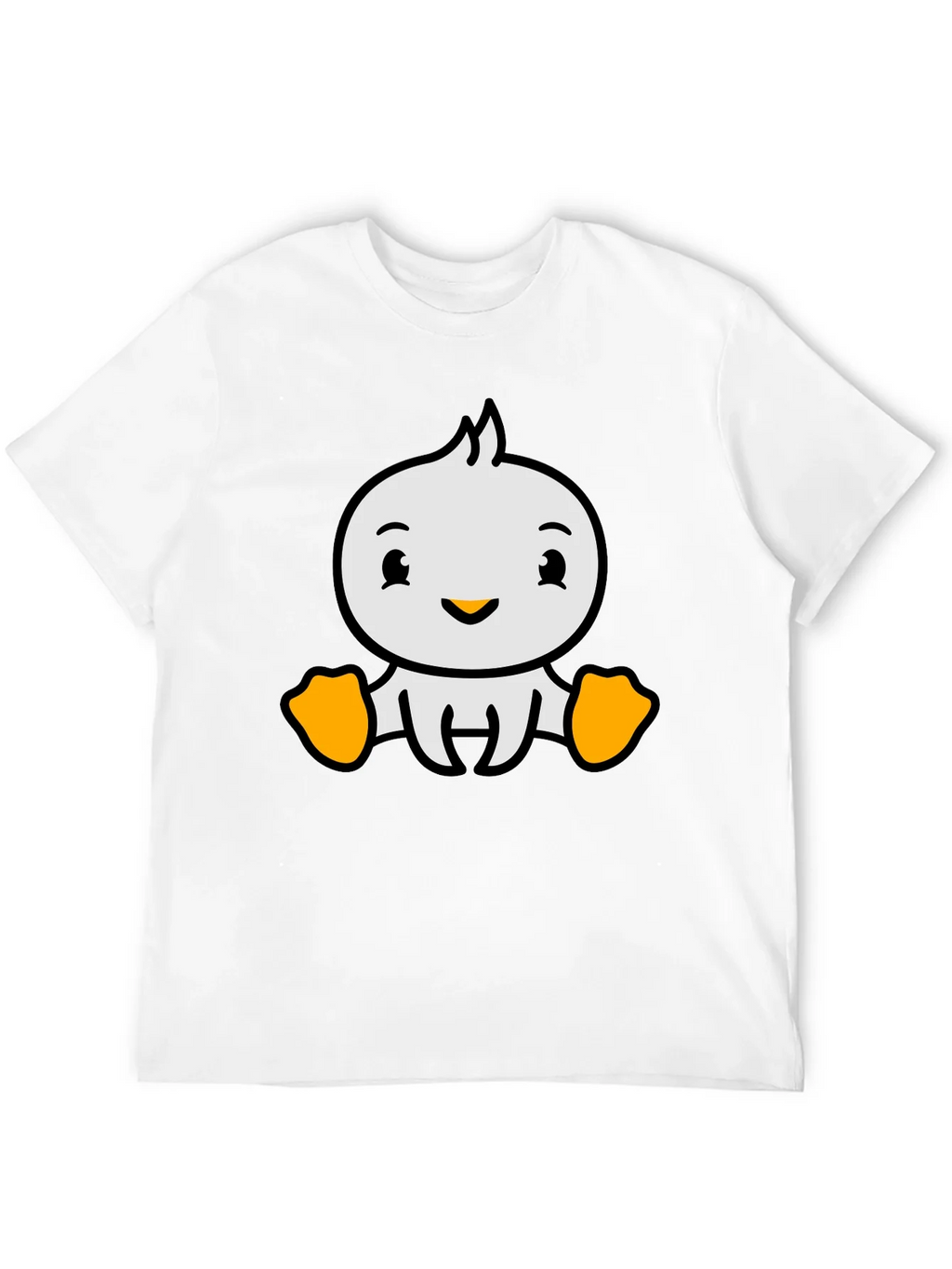 Cute Cartoon Duckling Graphic T-Shirt