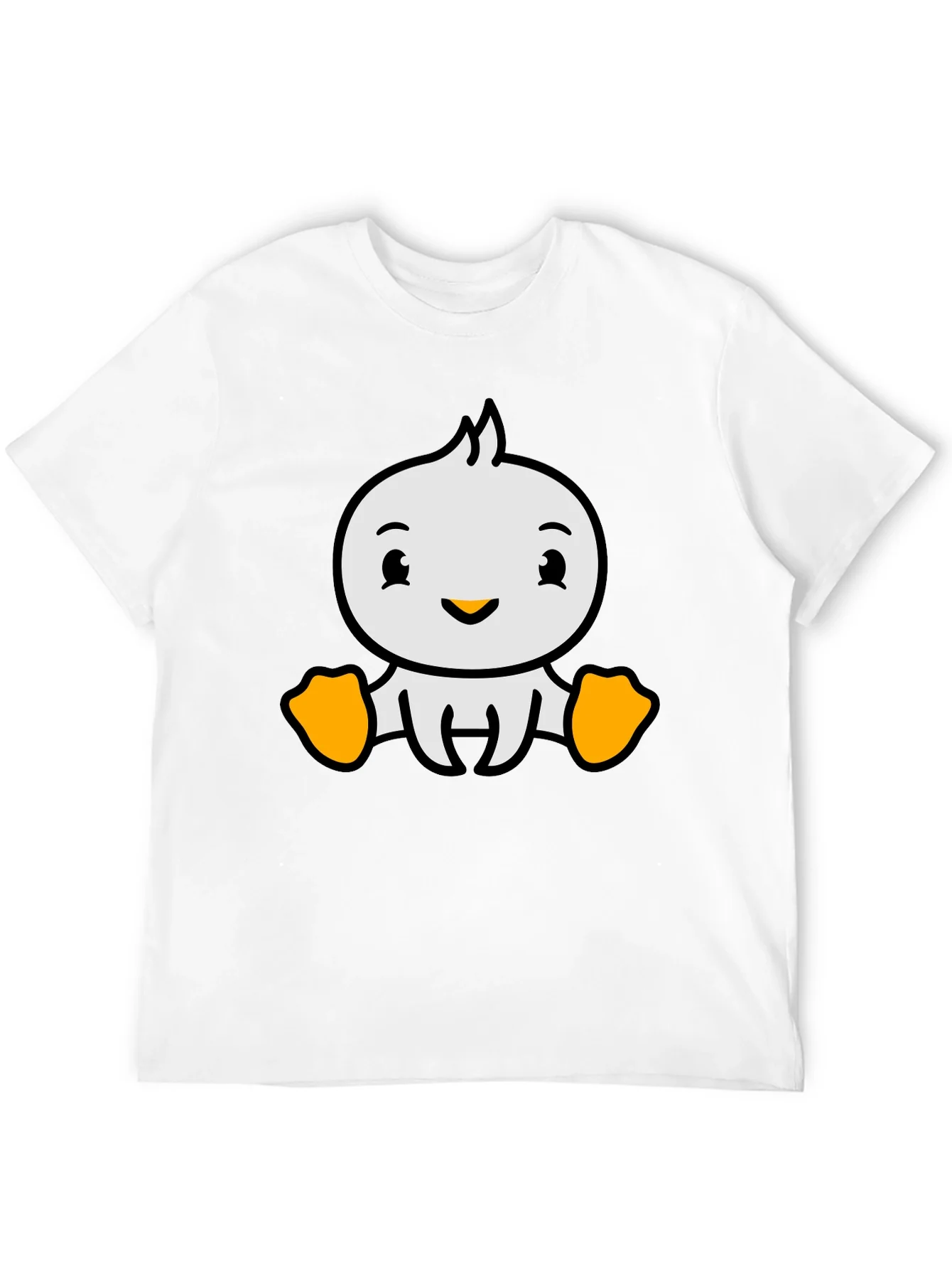 Cute Cartoon Duckling Graphic T-Shirt