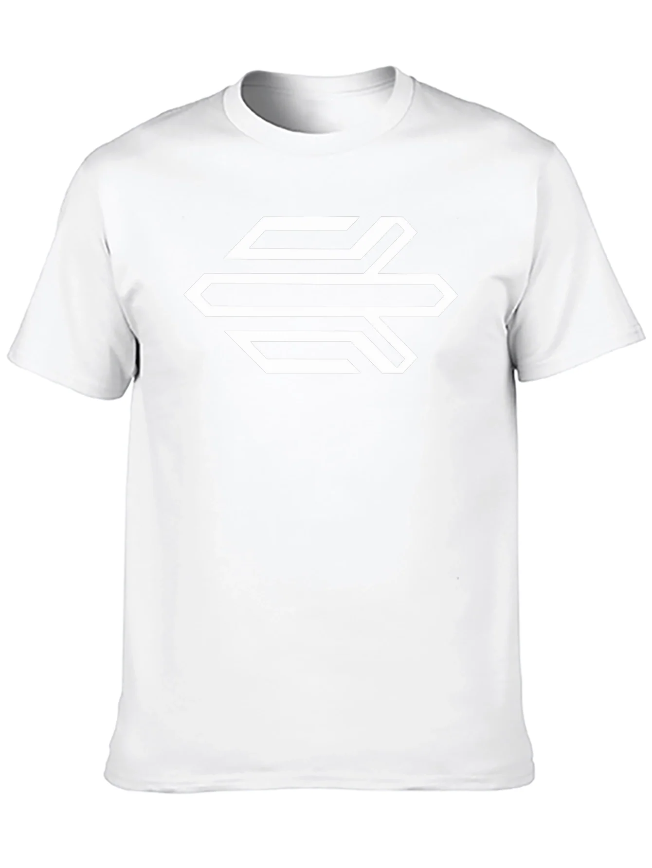 Geometric Logo Black T-Shirt