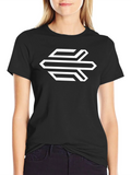 Geometric Logo Black T-Shirt