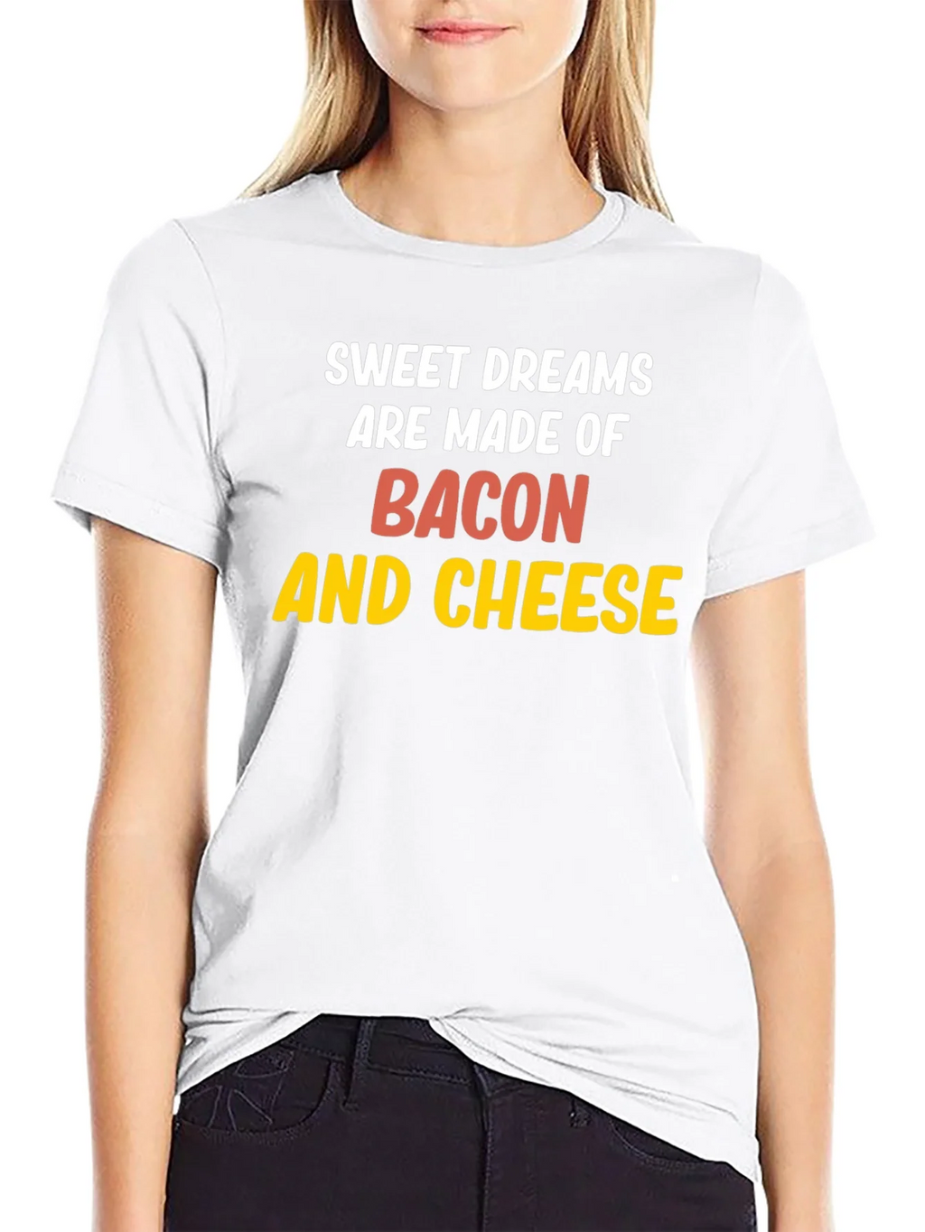 Sweet Dreams Bacon & Cheese Graphic Tee