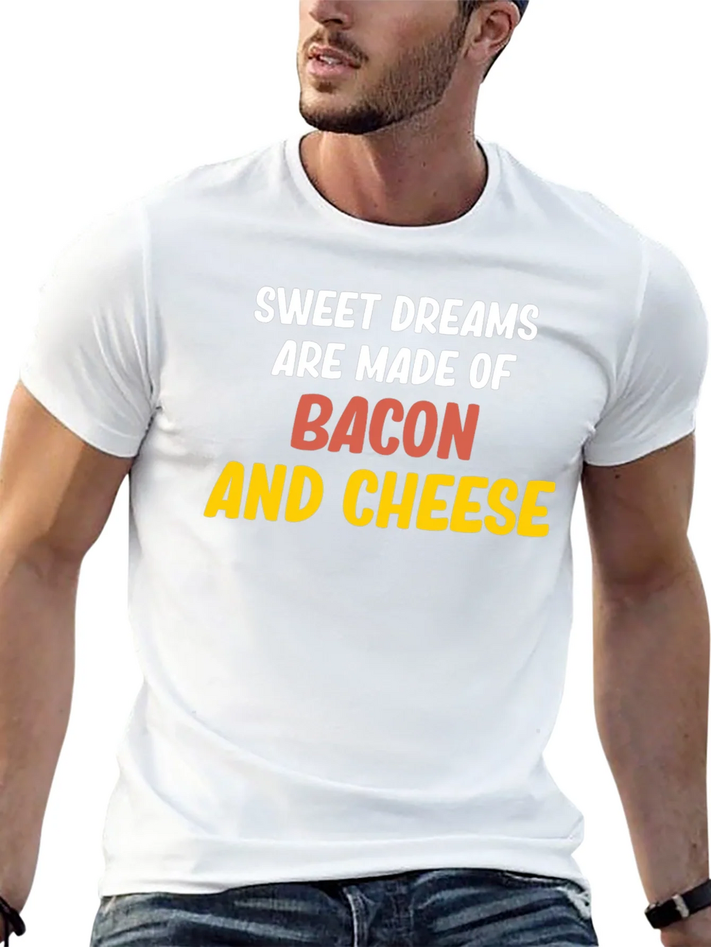 Sweet Dreams Bacon & Cheese Graphic Tee