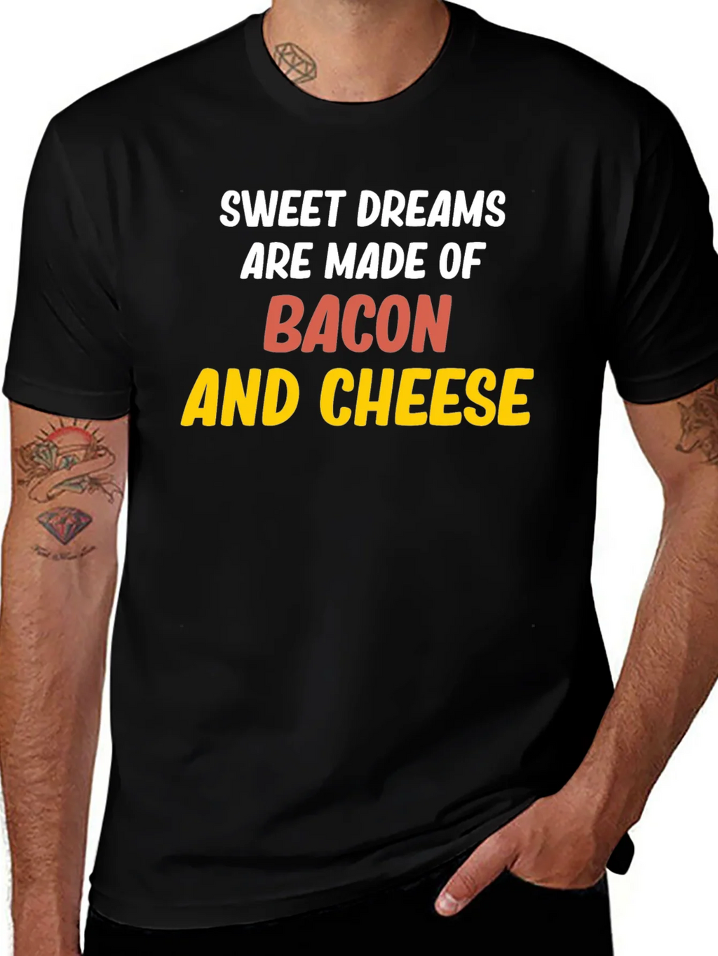 Sweet Dreams Bacon & Cheese Graphic Tee