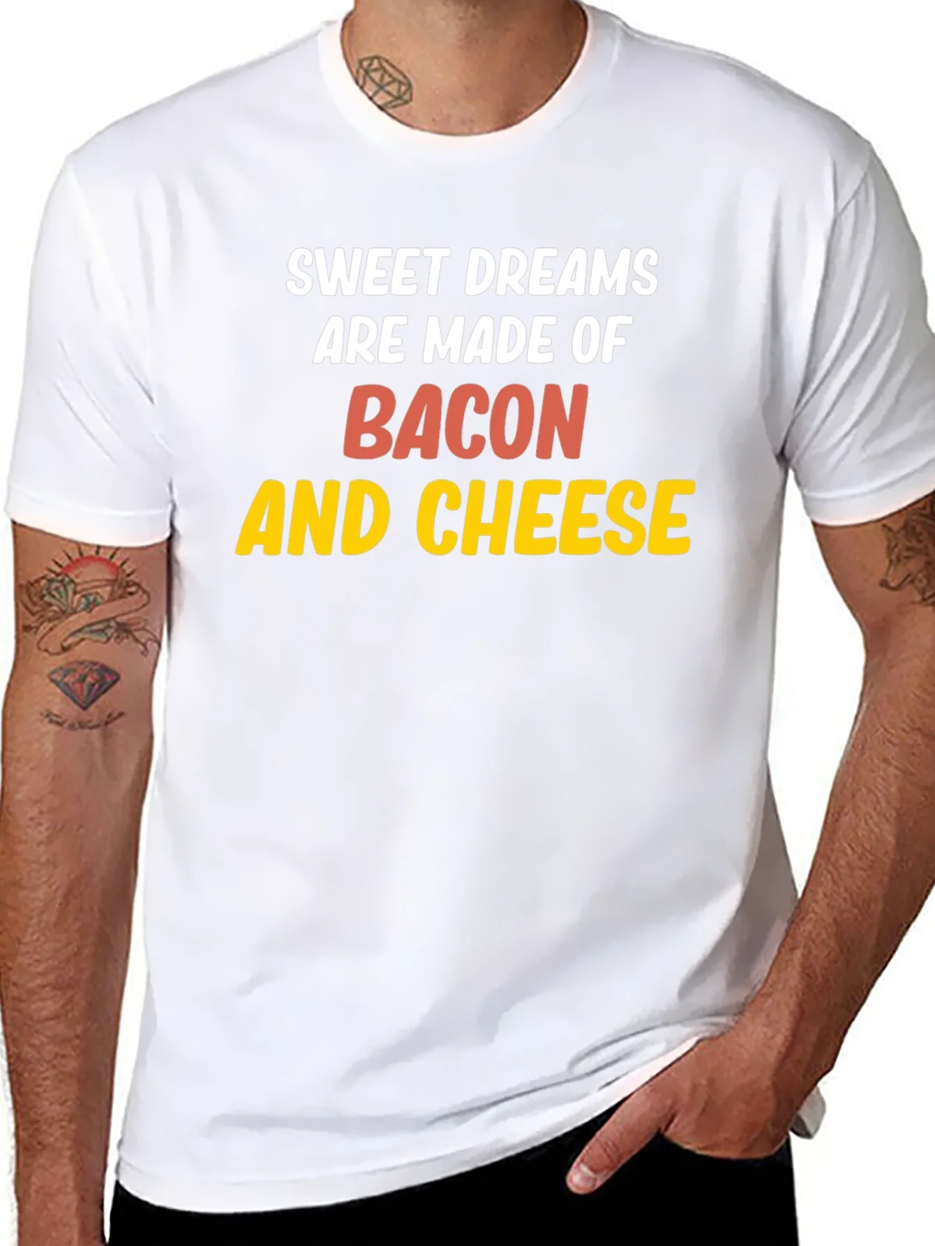 Sweet Dreams Bacon & Cheese Graphic Tee