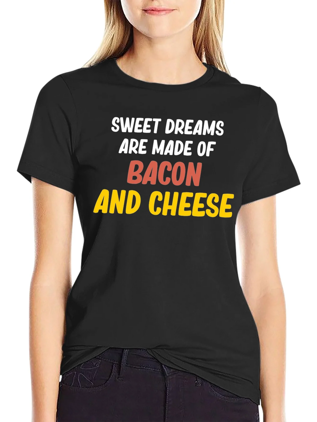 Sweet Dreams Bacon & Cheese Graphic Tee